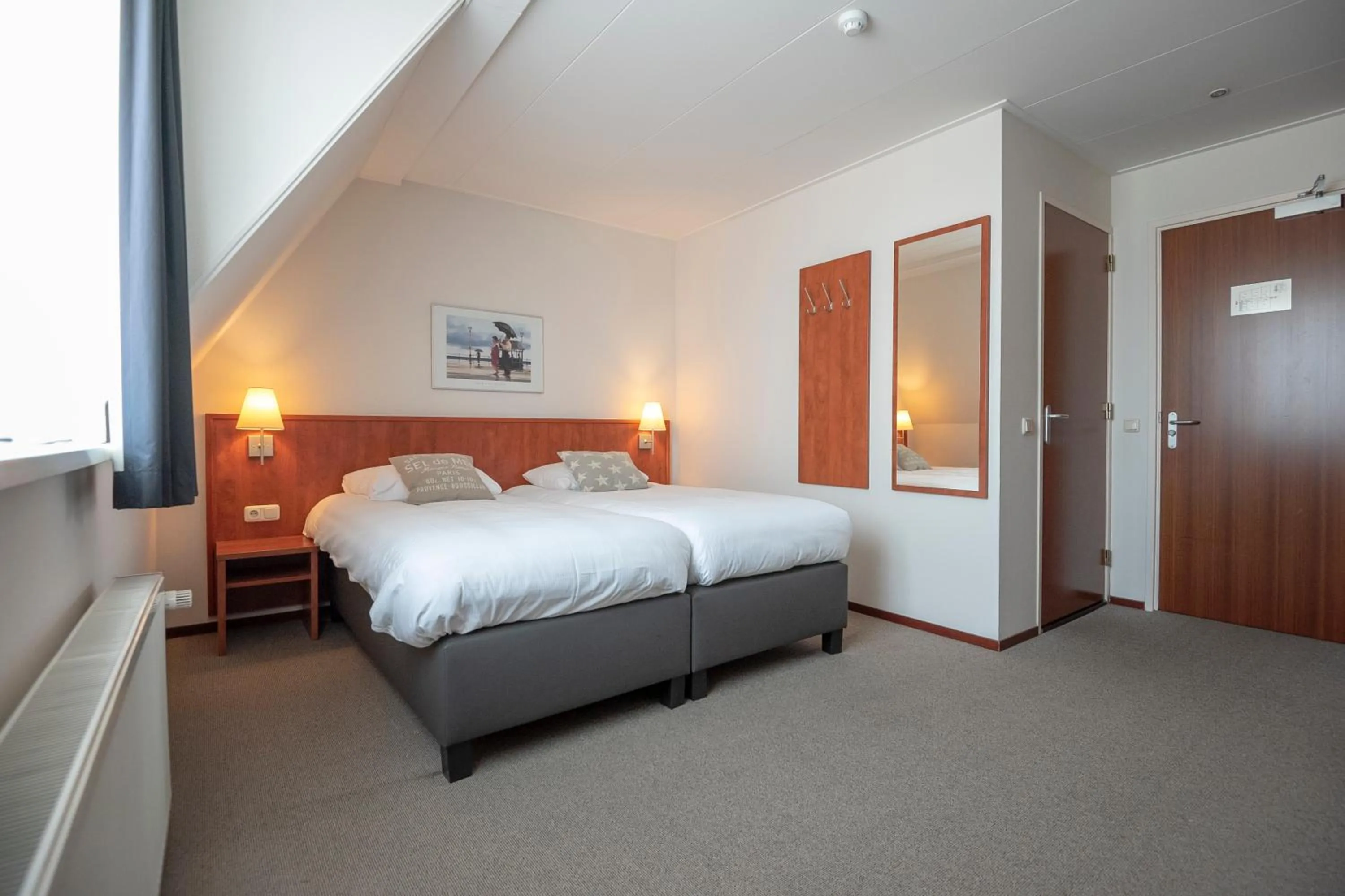 Spring, Bed in Hotel Royal