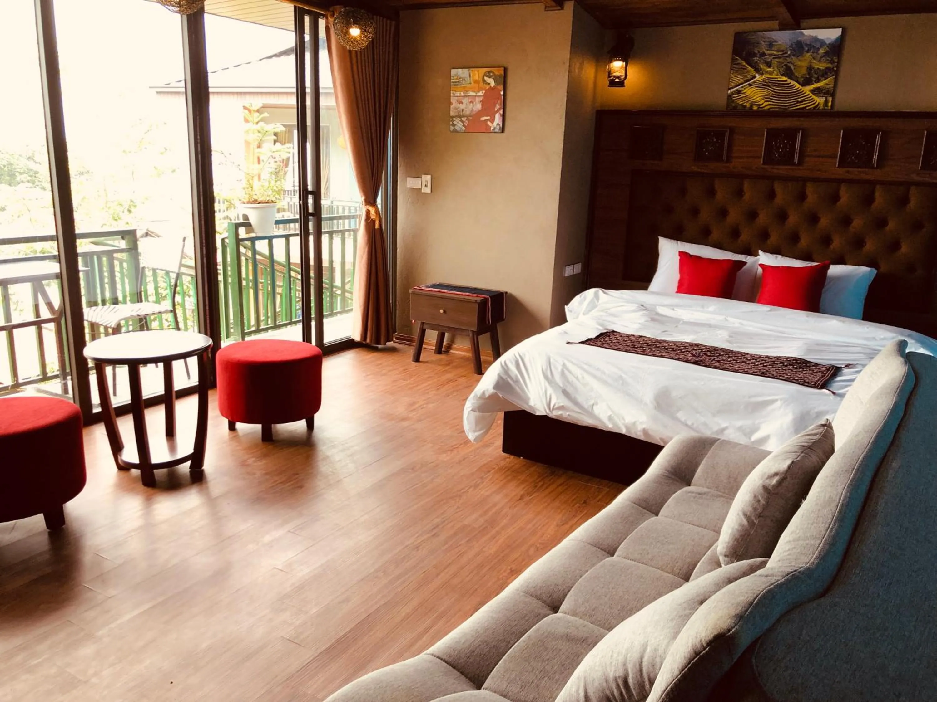 Photo of the whole room, Bed in Youth Homestay Sapa