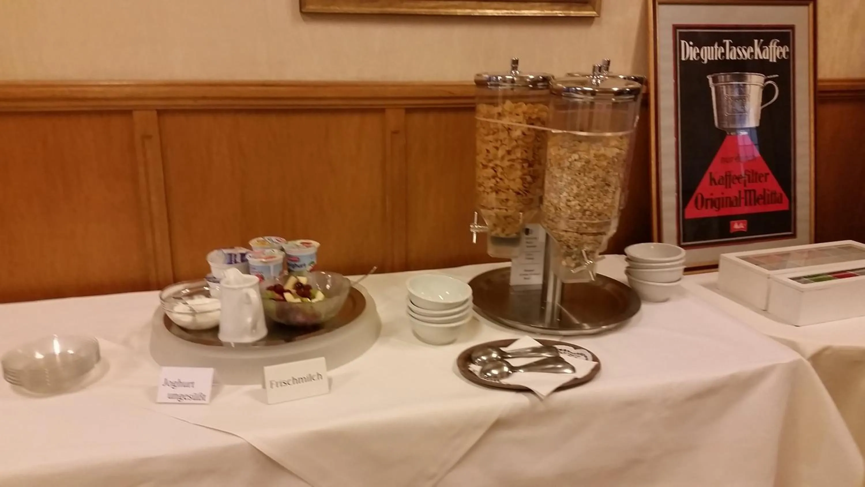 Food and drinks in Hotel Goldener Löwe