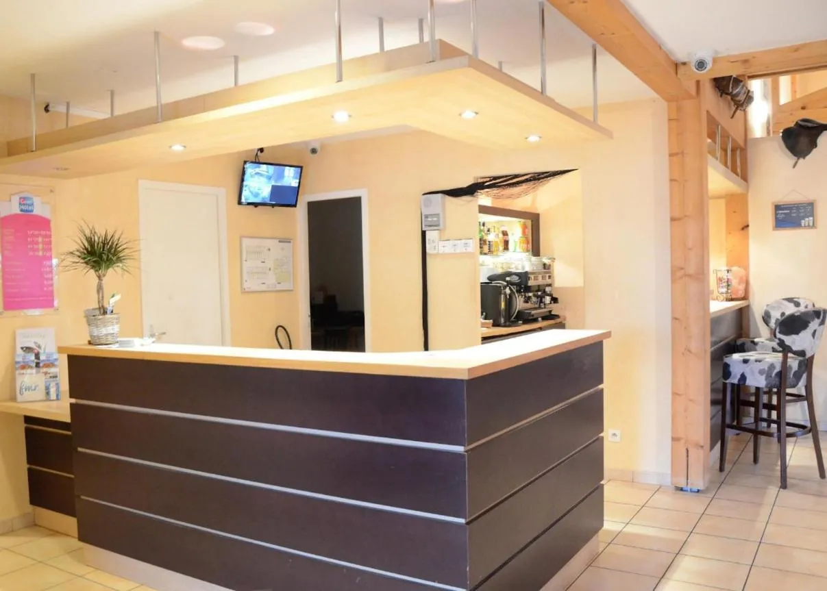 Lobby or reception in Couett' Hotel Rumilly