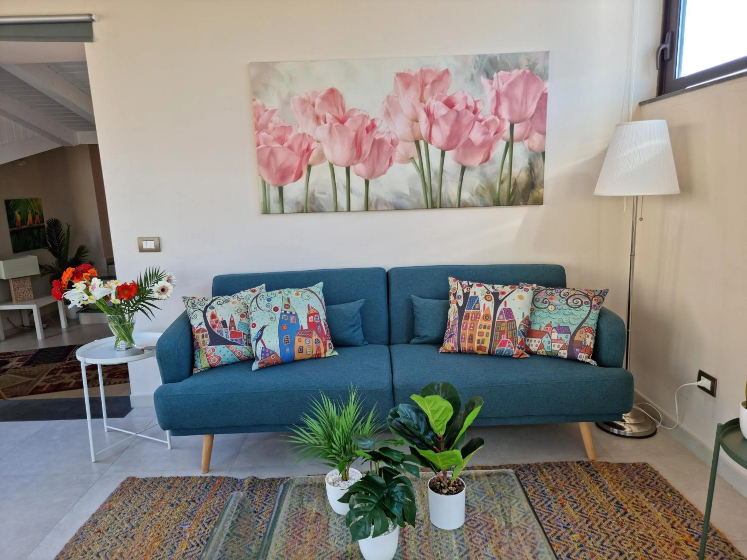 Living room in Luxury Panoramic Loft with heated pool near Catania, Taormina, the Sea and Mount Etna by SicilianRelaxingHomes
