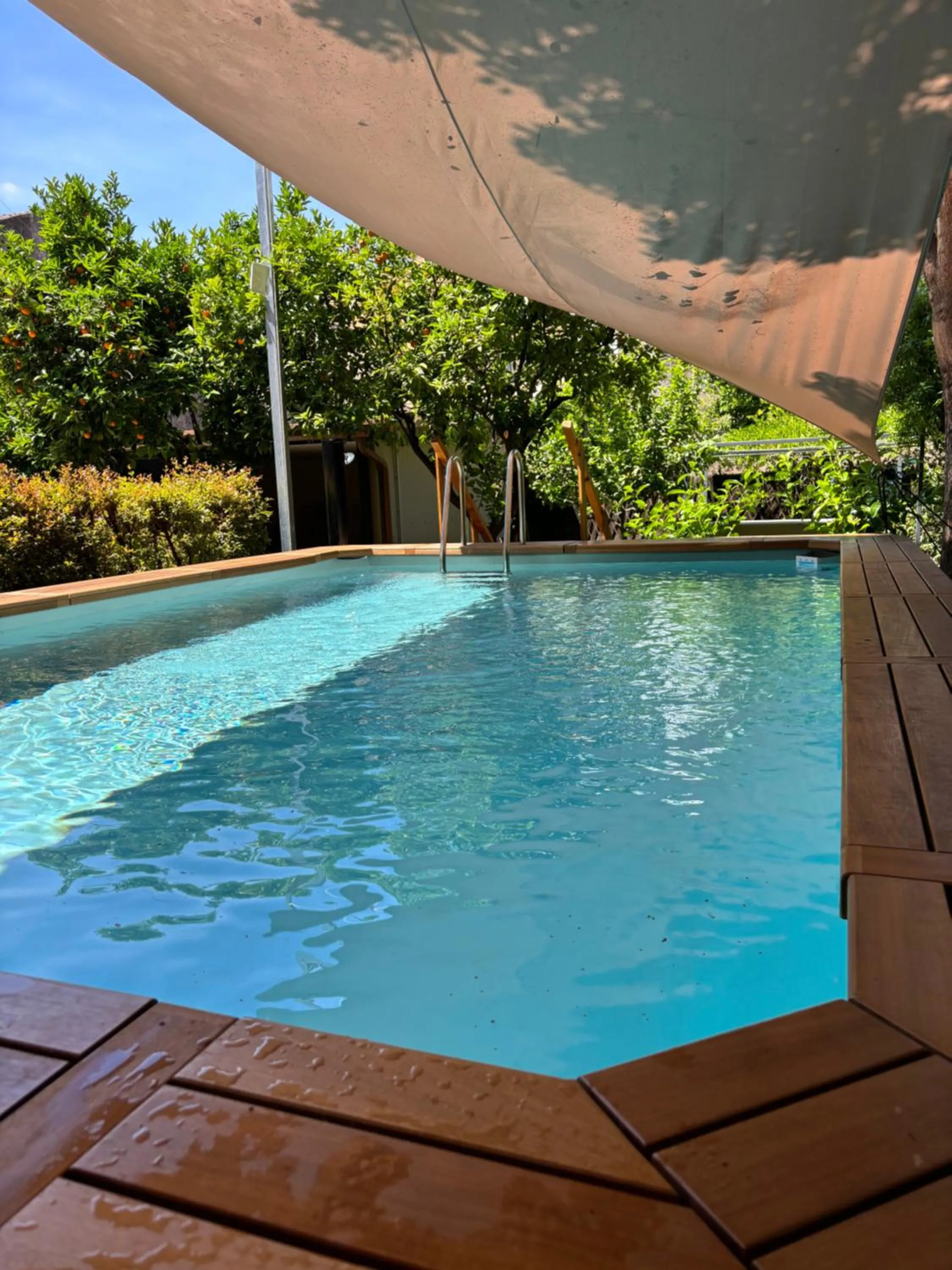 Pool view in Luxury Panoramic Loft with heated pool near Catania, Taormina, the Sea and Mount Etna by SicilianRelaxingHomes