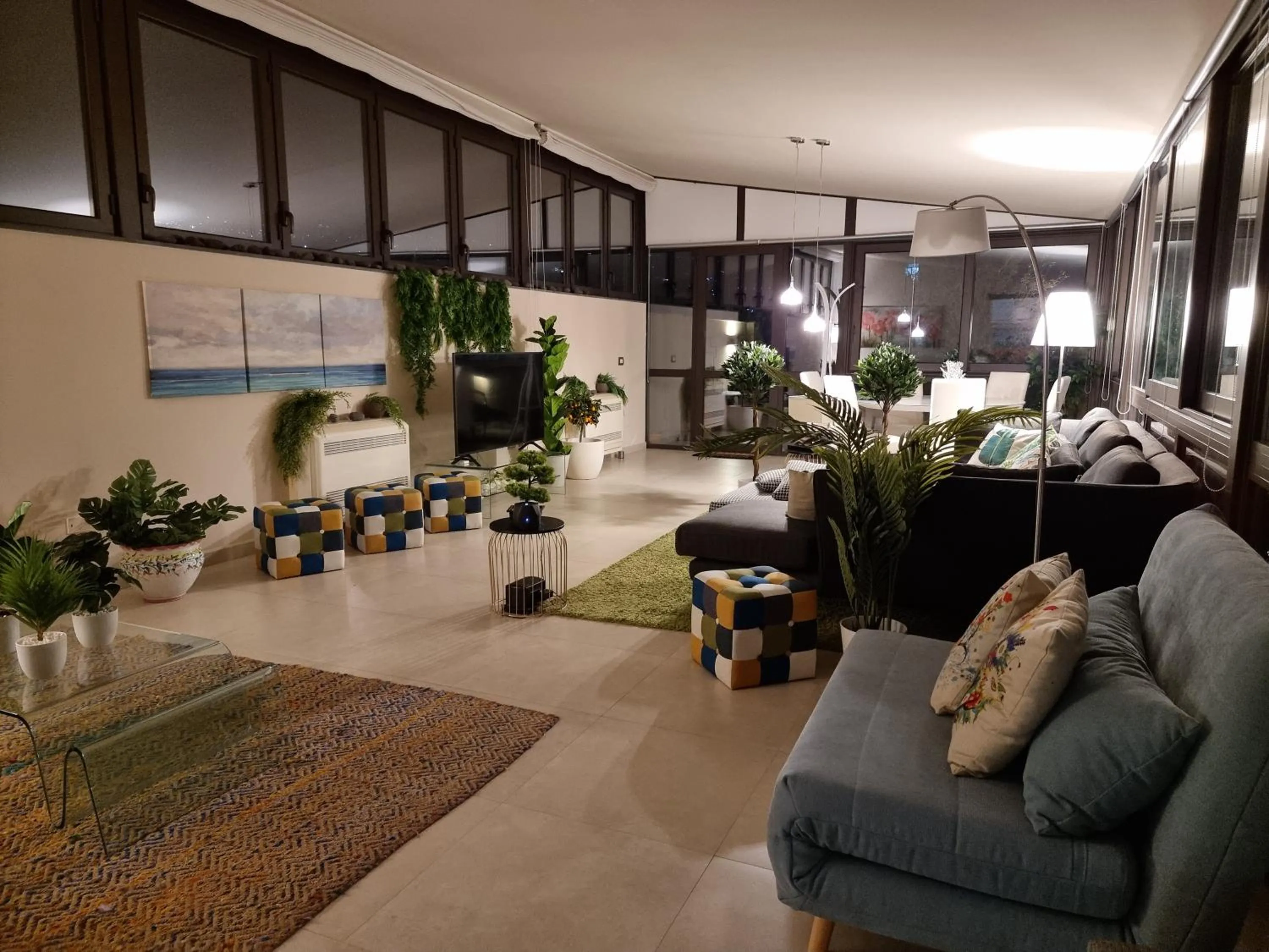 Living room in Luxury Panoramic Loft with heated pool near Catania, Taormina, the Sea and Mount Etna by SicilianRelaxingHomes