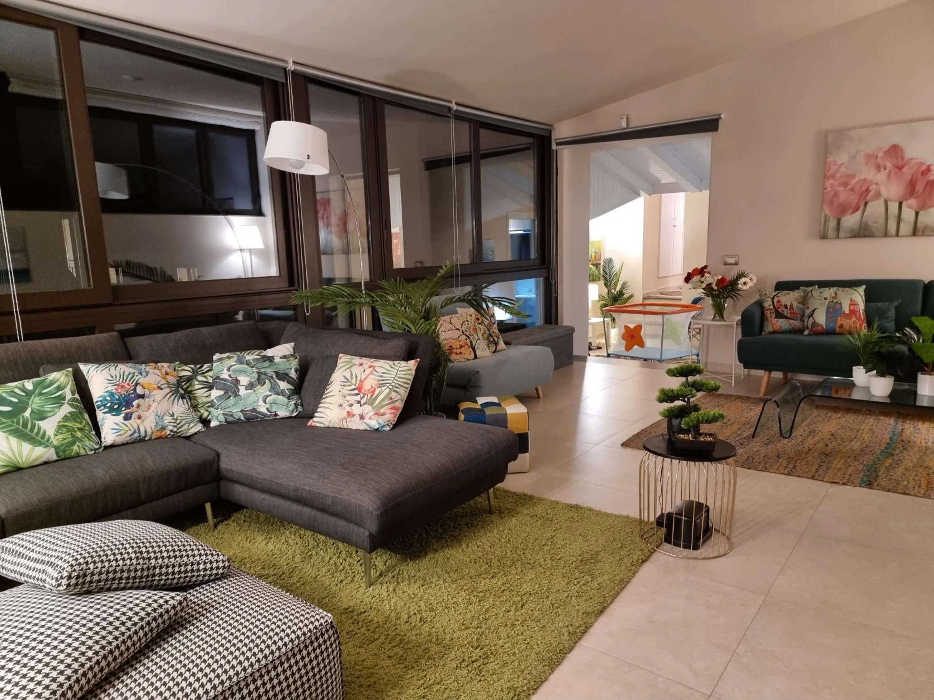 Living room in Luxury Panoramic Loft with heated pool near Catania, Taormina, the Sea and Mount Etna by SicilianRelaxingHomes
