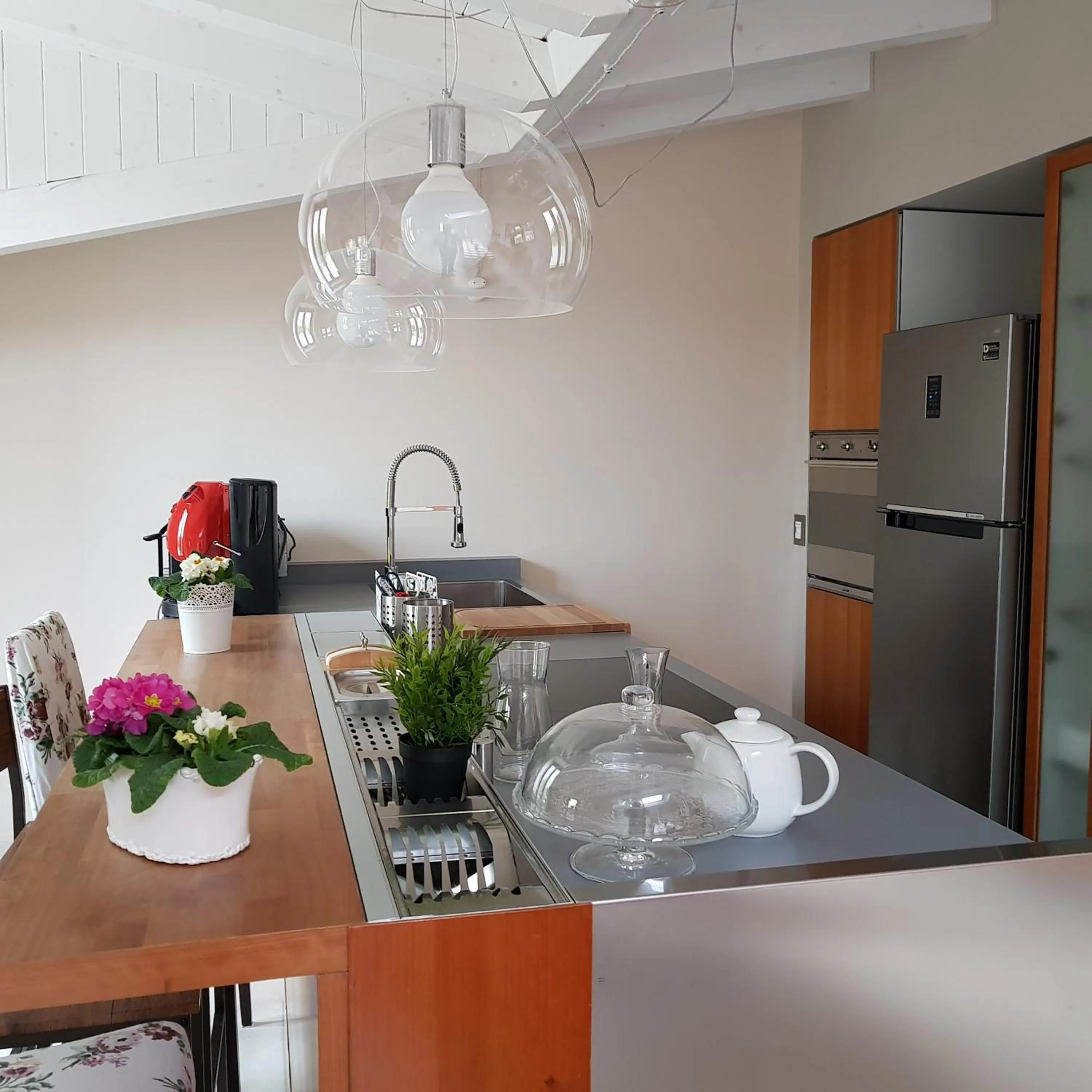 Kitchen or kitchenette in Luxury Panoramic Loft with heated pool near Catania, Taormina, the Sea and Mount Etna by SicilianRelaxingHomes