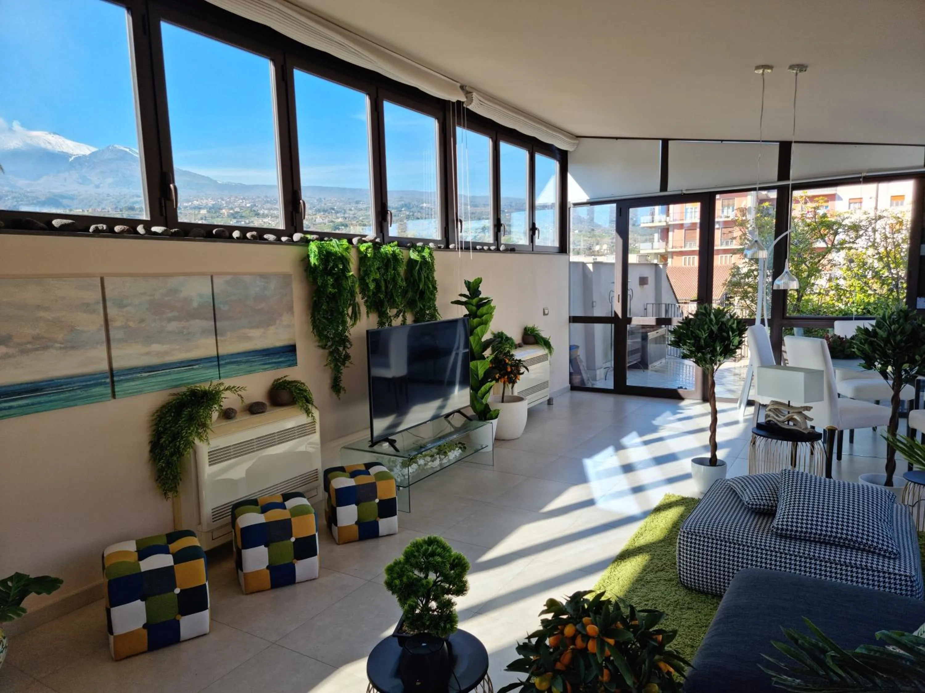 View (from property/room) in Luxury Panoramic Loft with heated pool near Catania, Taormina, the Sea and Mount Etna by SicilianRelaxingHomes