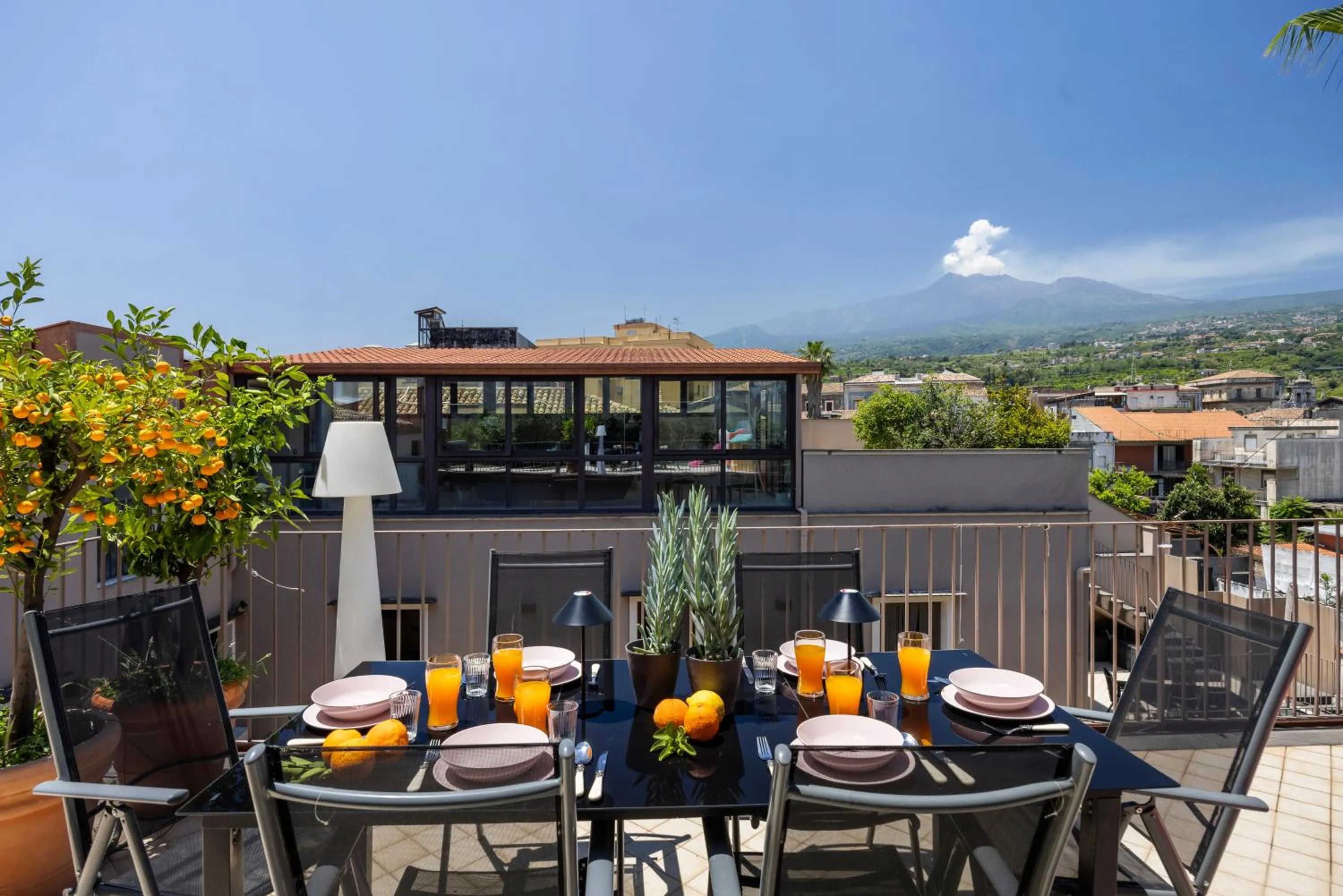 Natural landscape in Luxury Panoramic Loft with heated pool near Catania, Taormina, the Sea and Mount Etna by SicilianRelaxingHomes