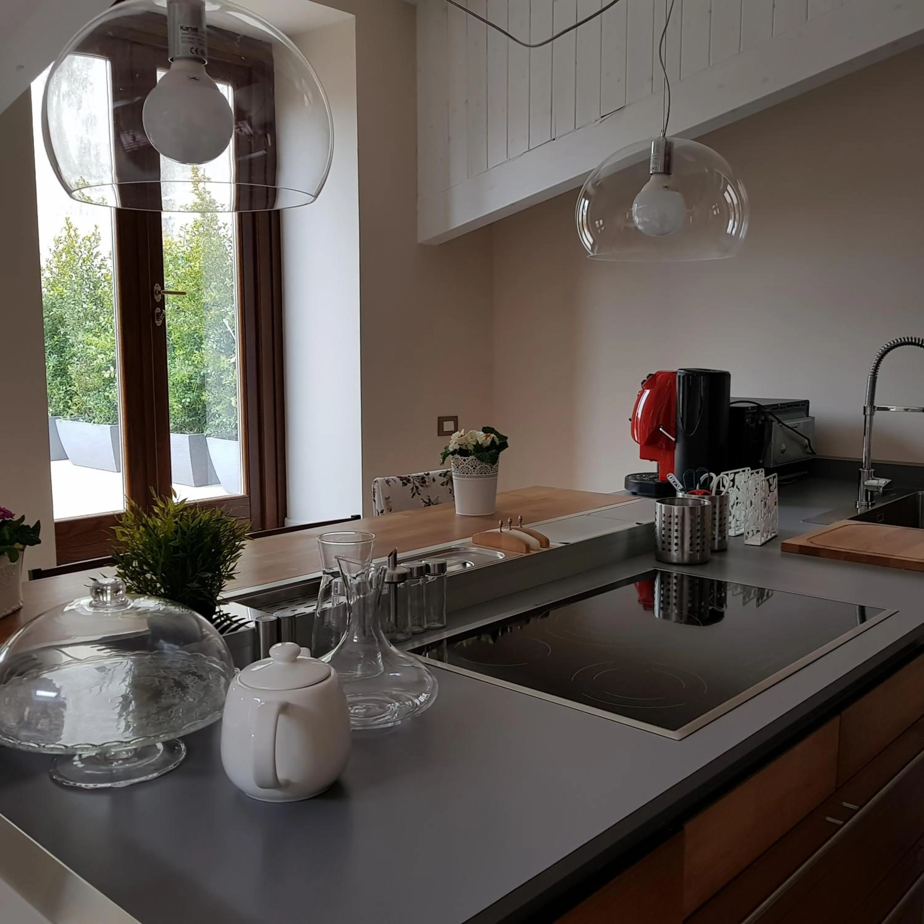 Coffee/tea facilities in Luxury Panoramic Loft with heated pool near Catania, Taormina, the Sea and Mount Etna by SicilianRelaxingHomes