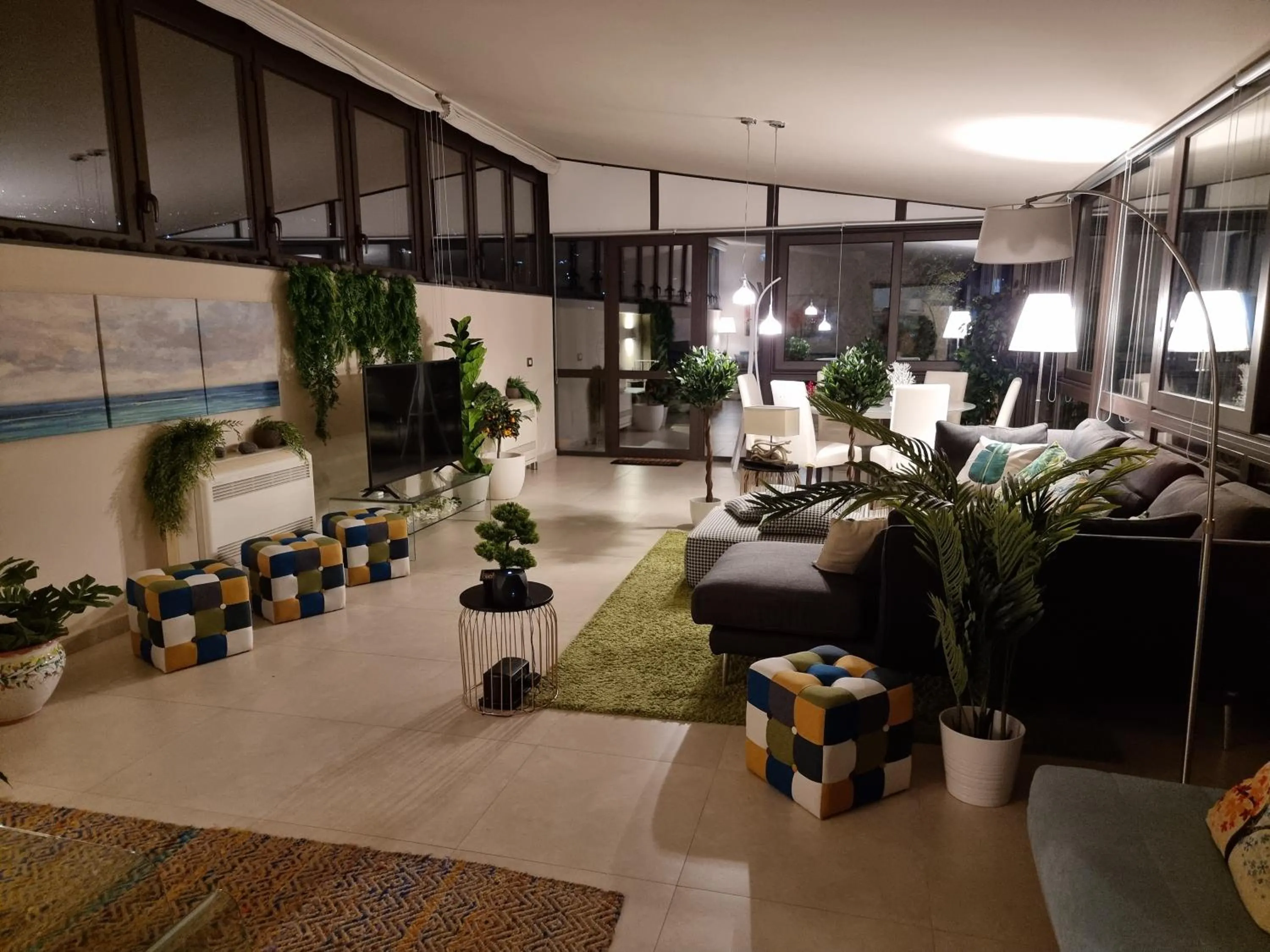 Living room in Luxury Panoramic Loft with heated pool near Catania, Taormina, the Sea and Mount Etna by SicilianRelaxingHomes