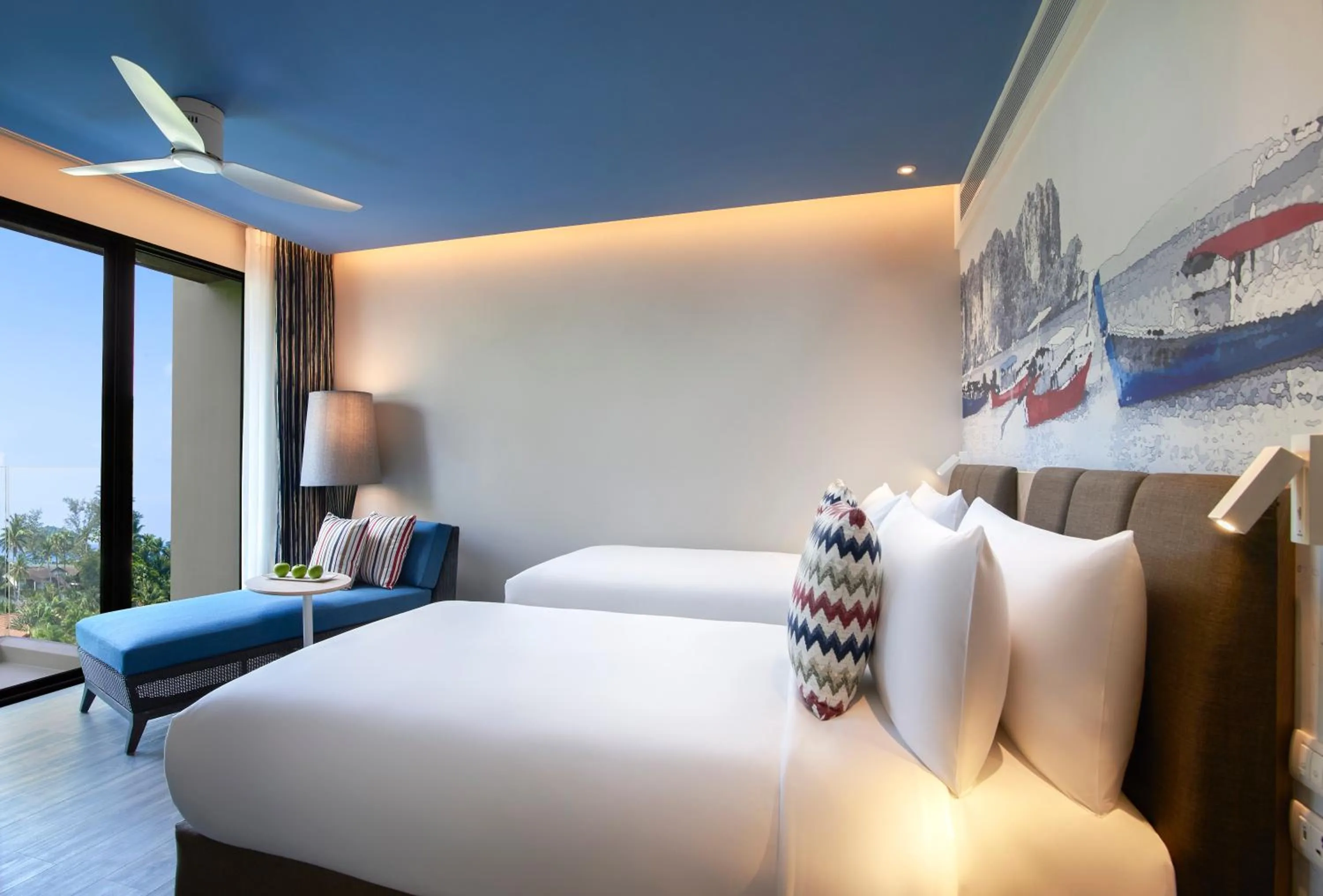 Bed in OZO Phuket