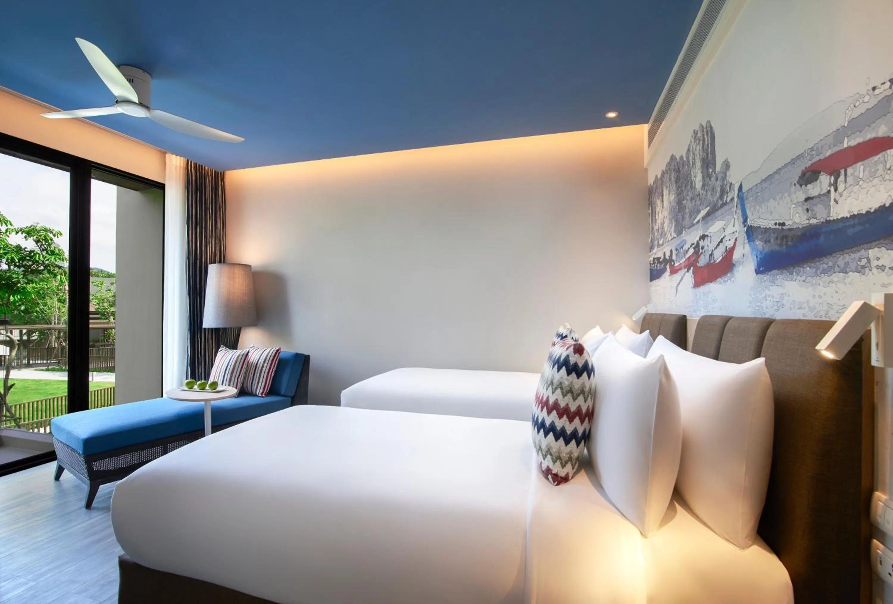 Bed in OZO Phuket