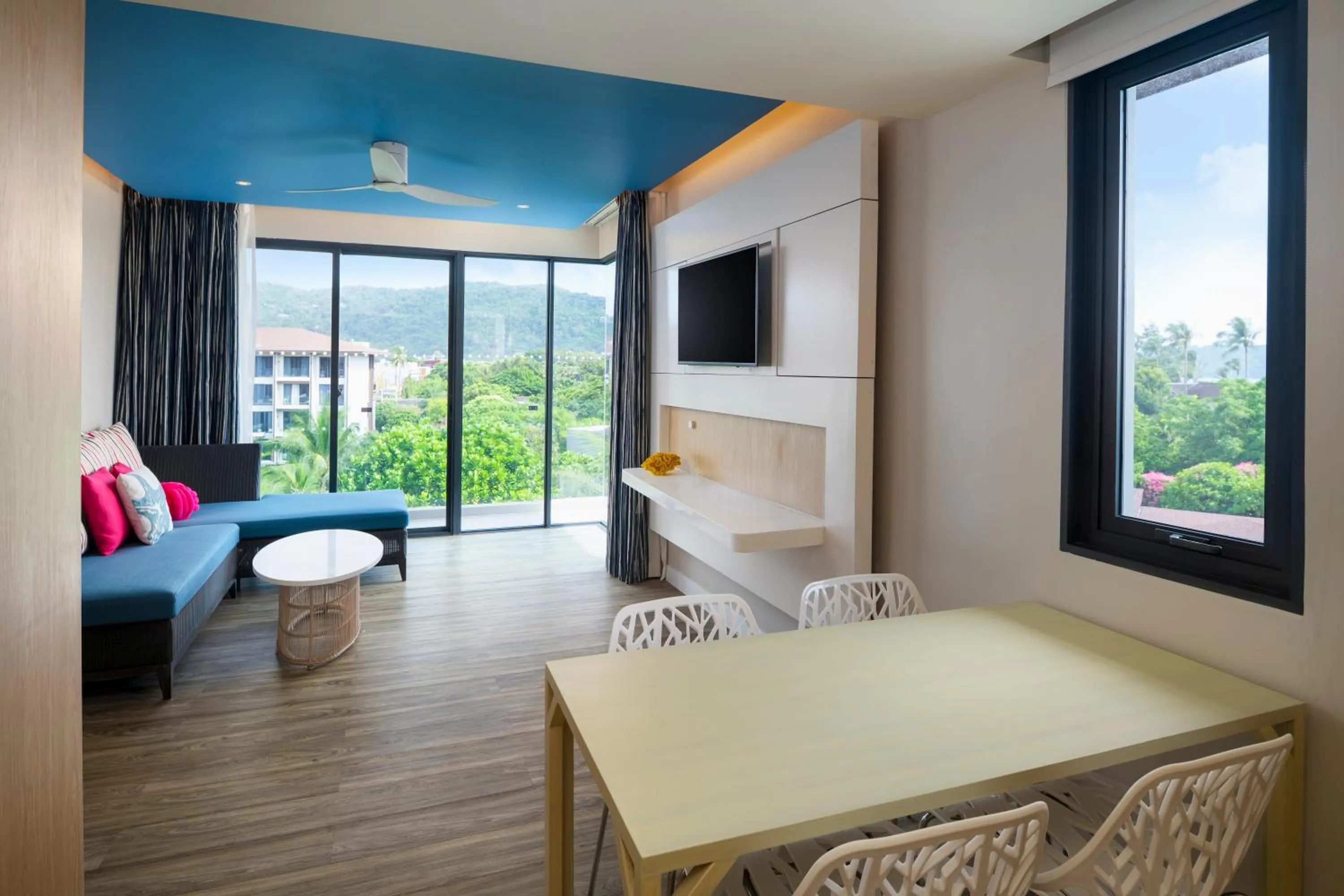 Living room in OZO Phuket