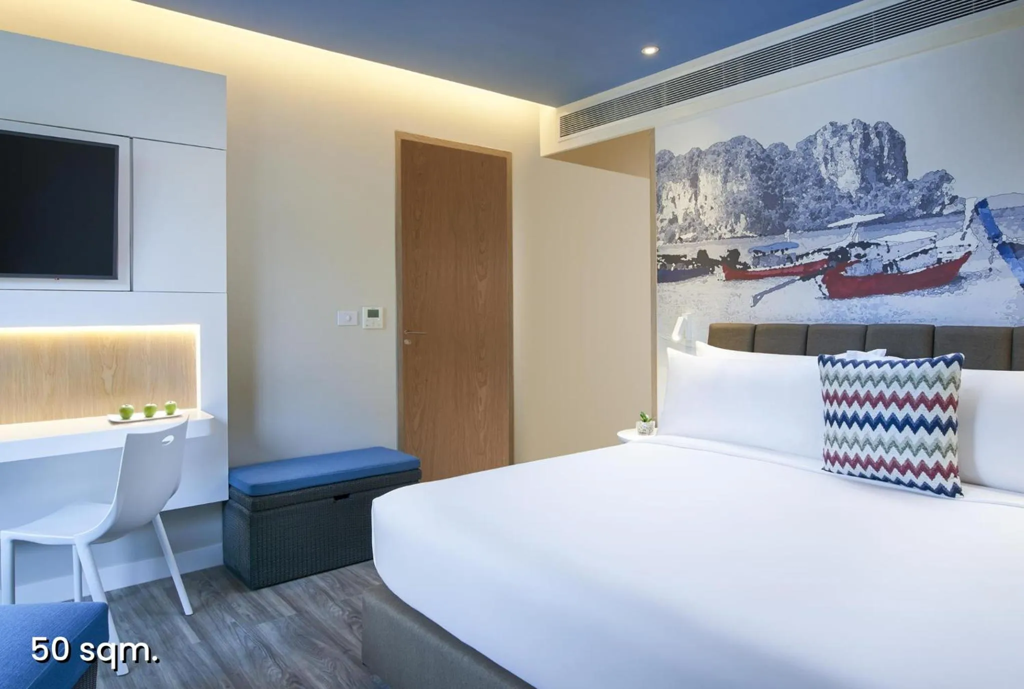 Bedroom, Bed in OZO Phuket