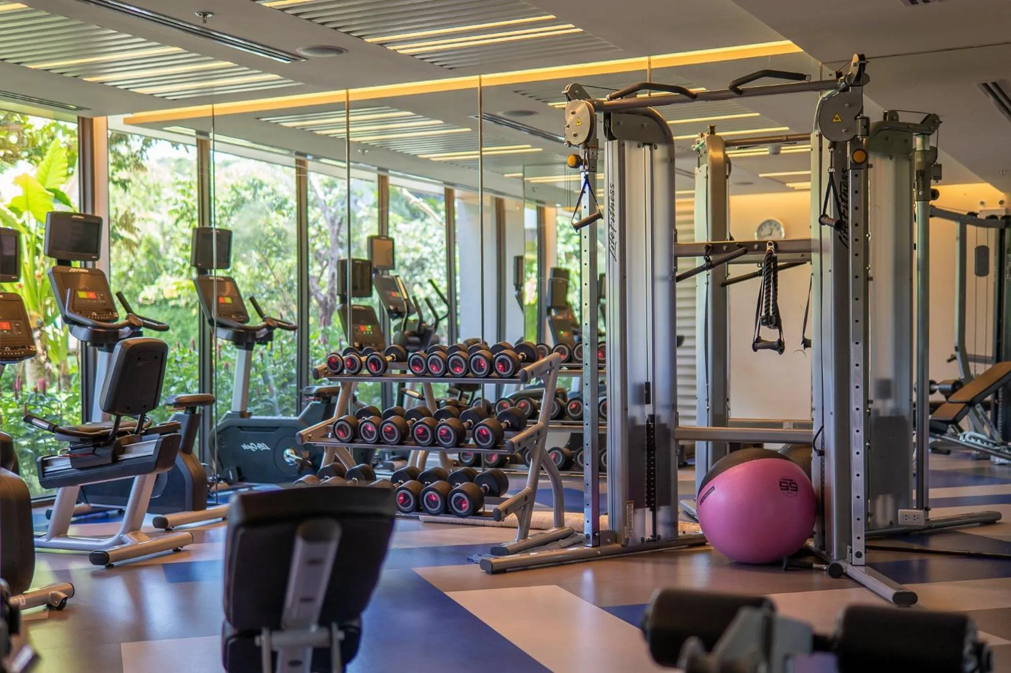 Fitness centre/facilities in OZO Phuket