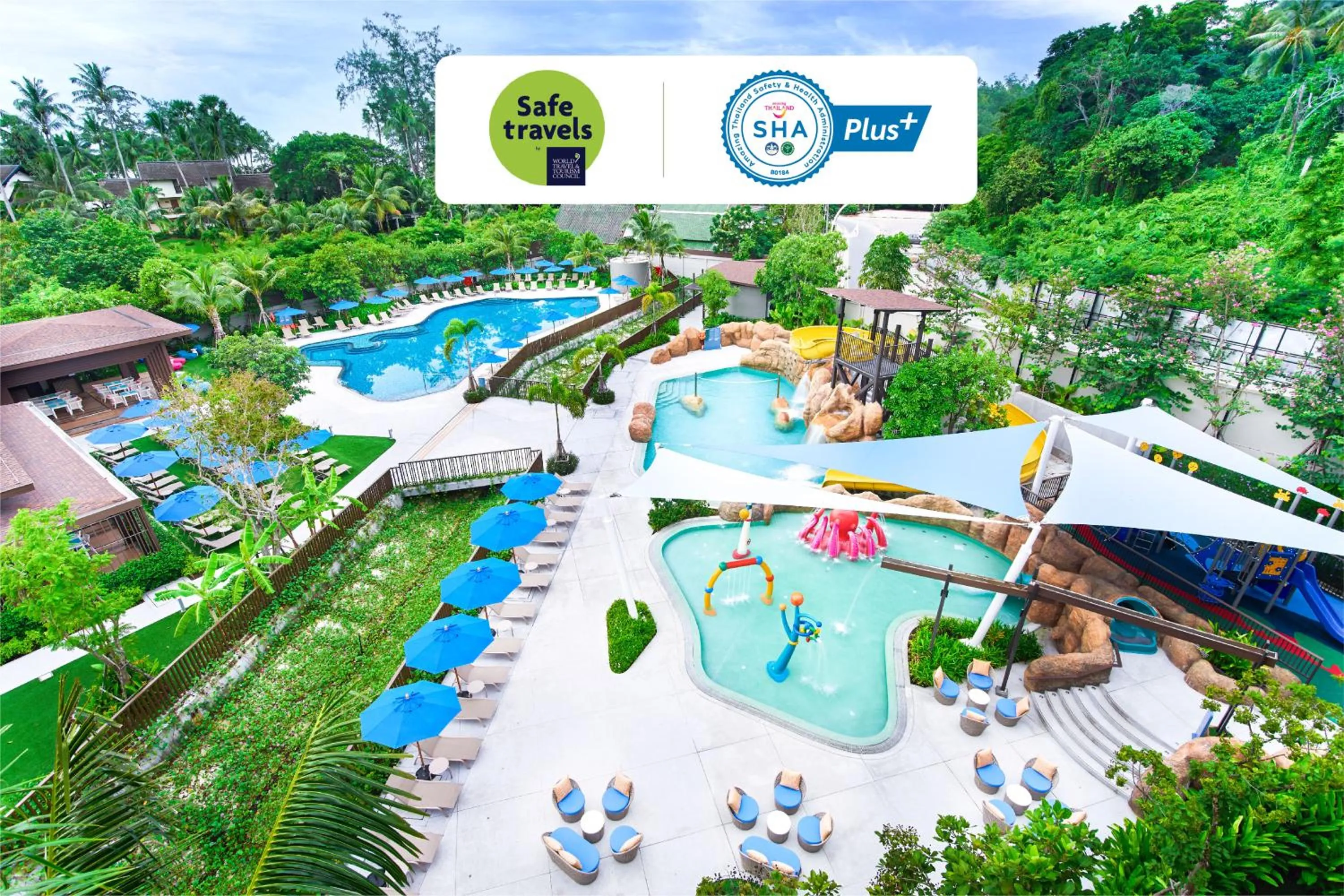 Aqua park in OZO Phuket
