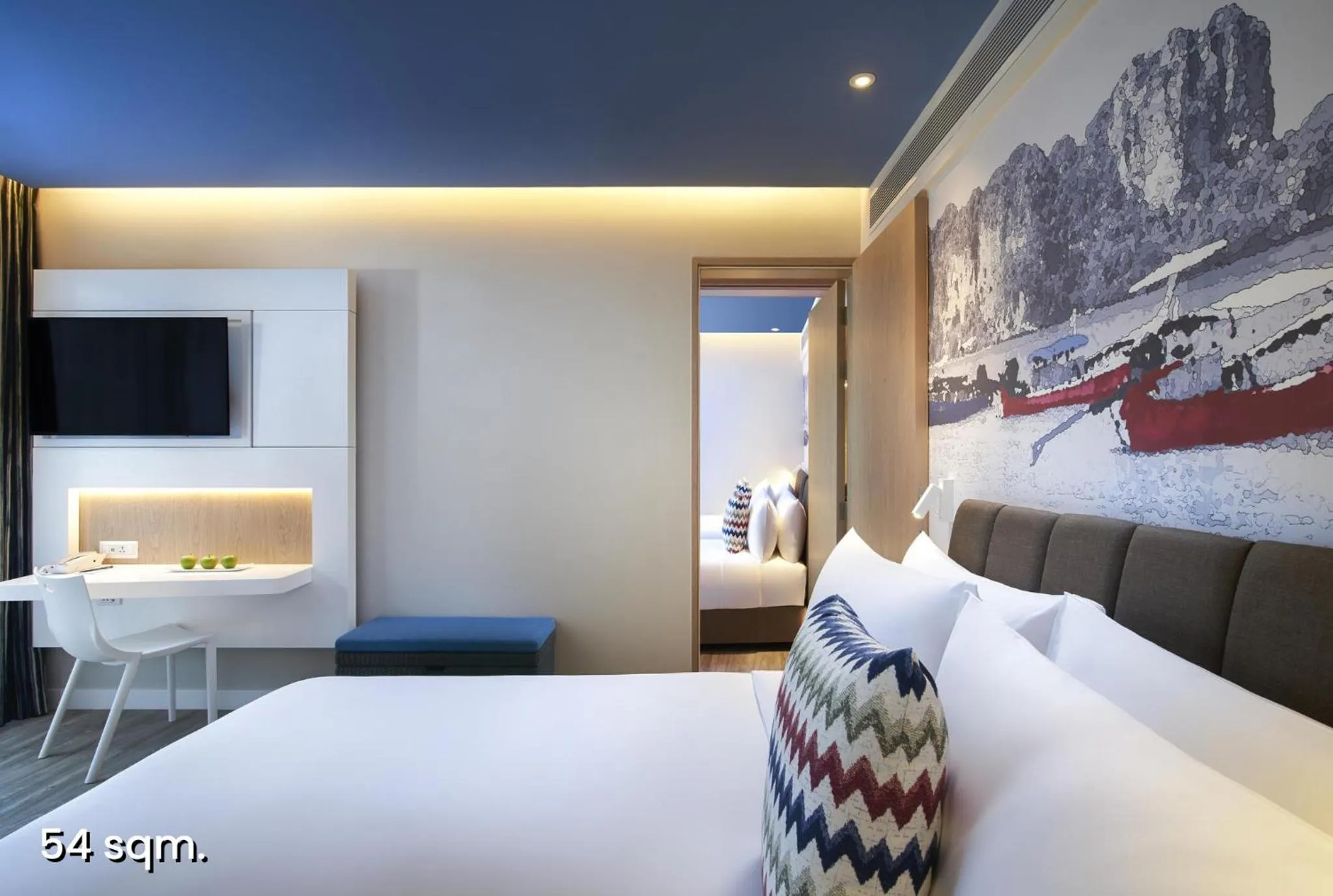 Bedroom, Bed in OZO Phuket