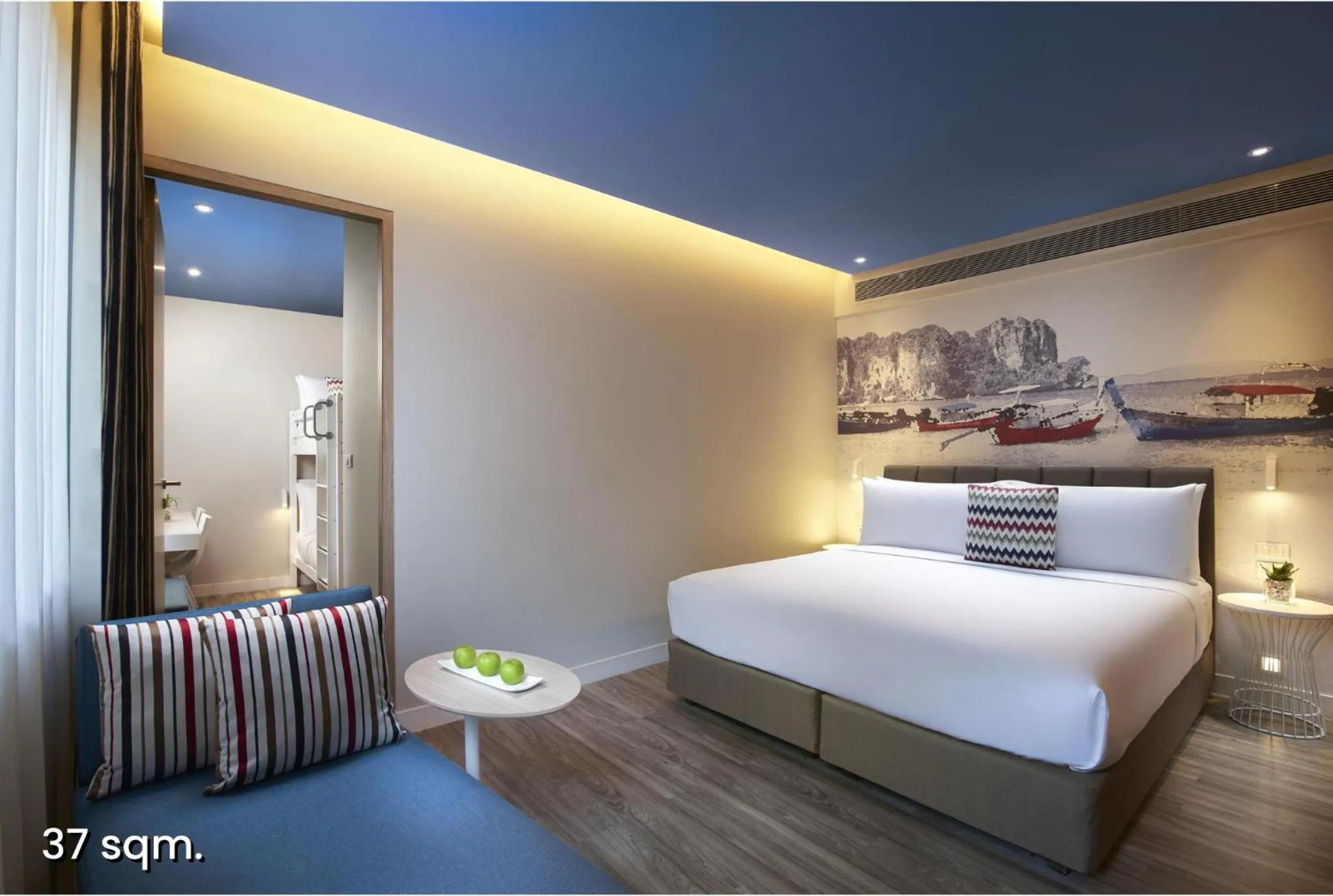 Bedroom, Bed in OZO Phuket