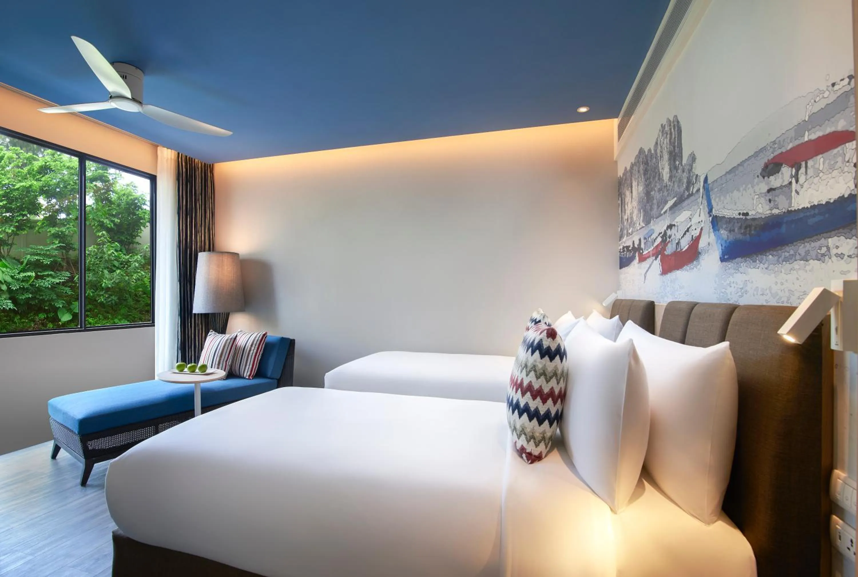 Bed in OZO Phuket
