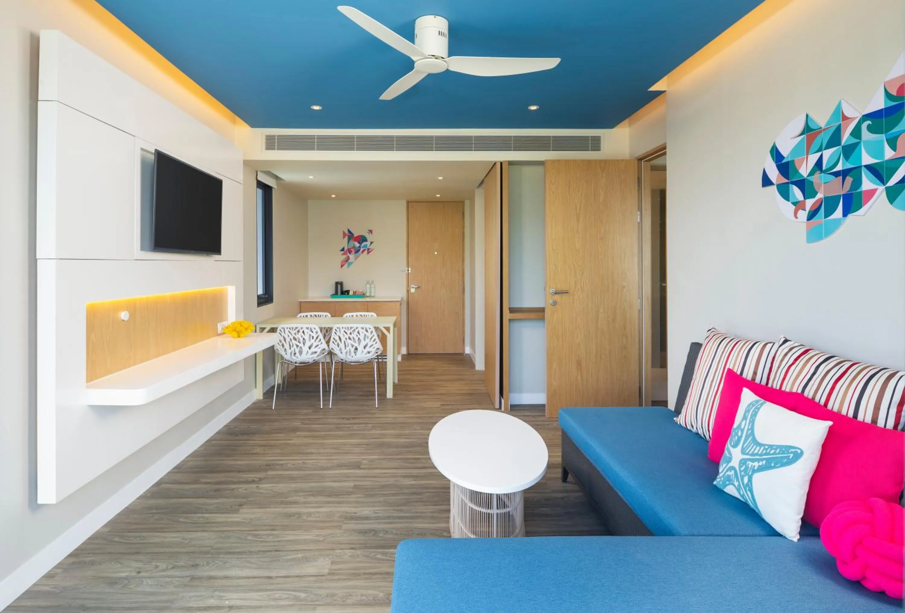 Living room in OZO Phuket