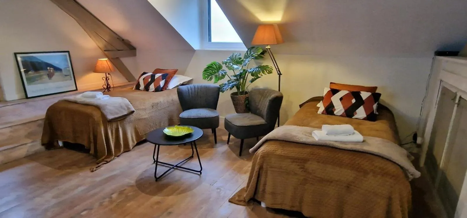 Bed in La Cour Sainte Catherine demeure de charme