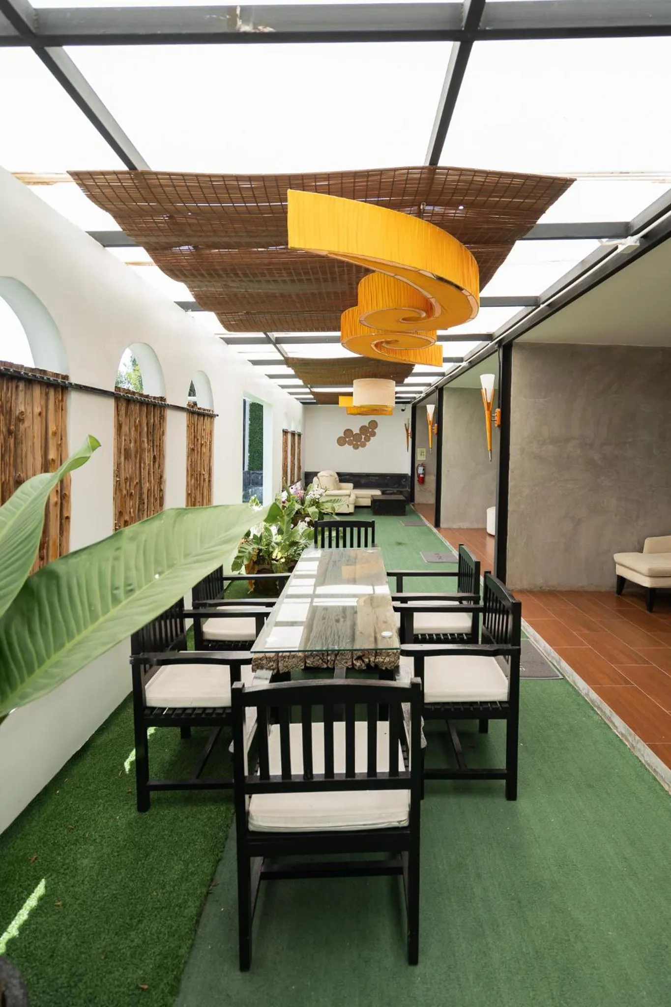 Living room in The Loft Panwa Resort