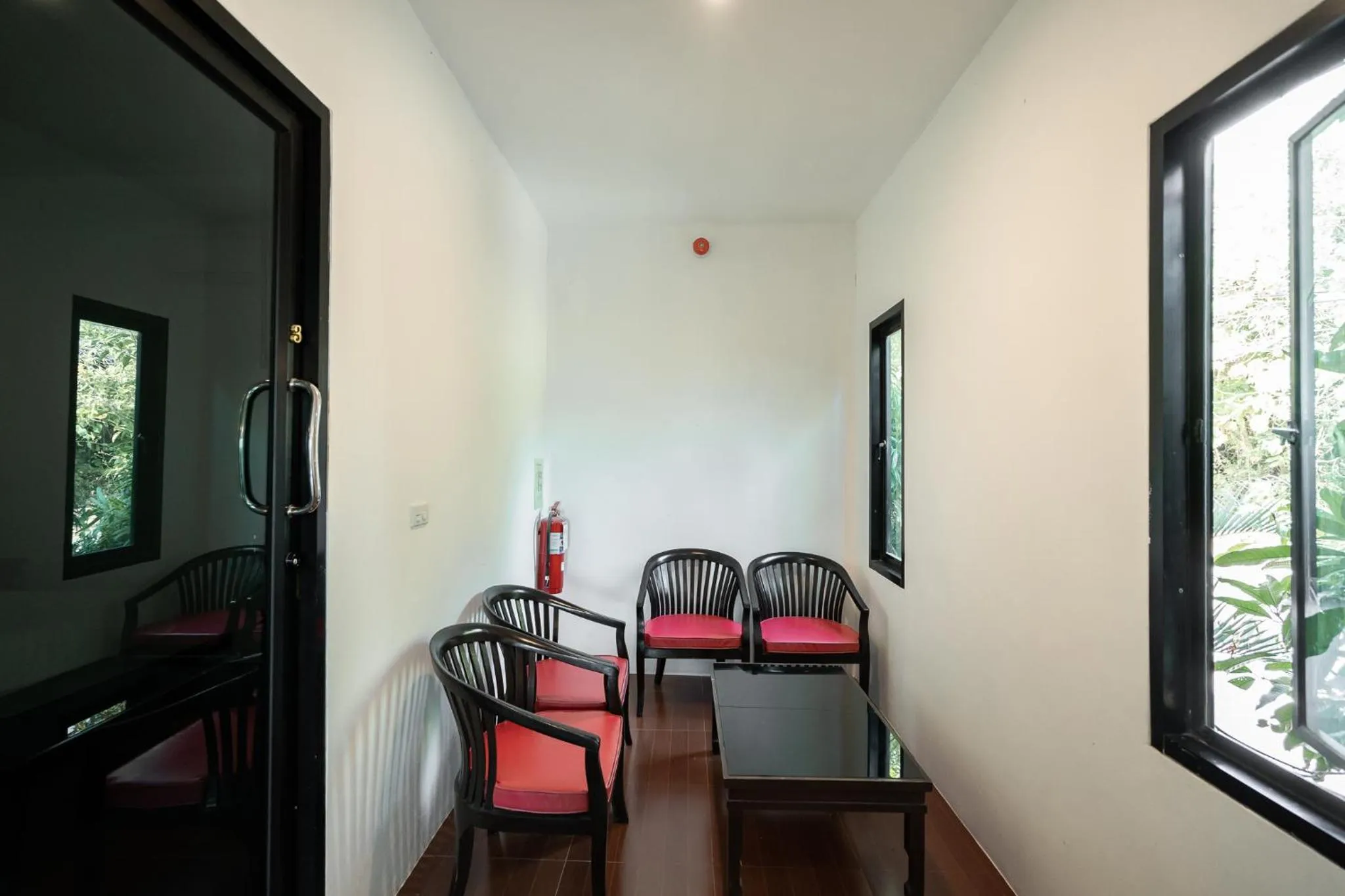 Seating area in The Loft Panwa Resort