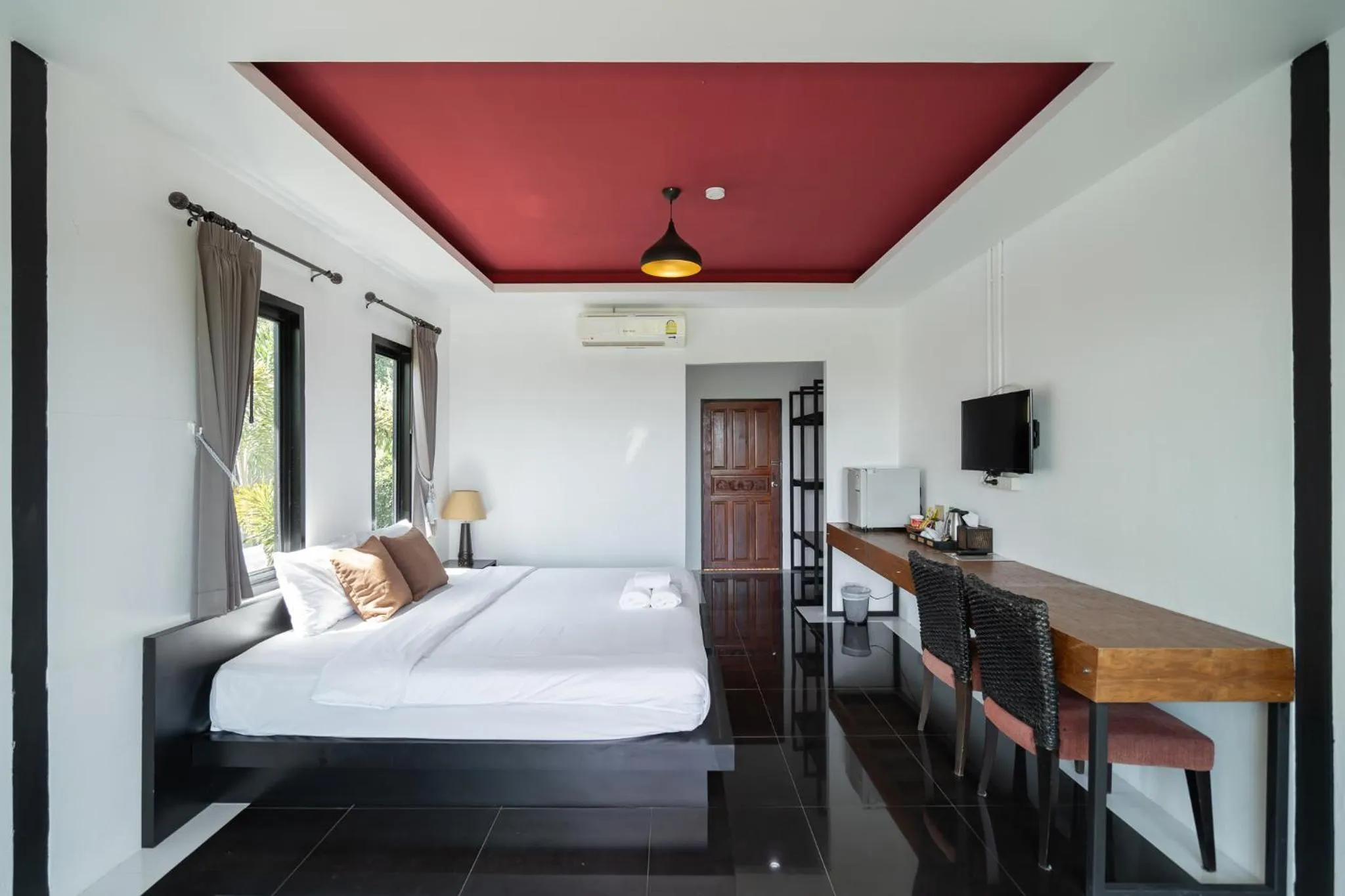 Photo of the whole room, Bed in The Loft Panwa Resort