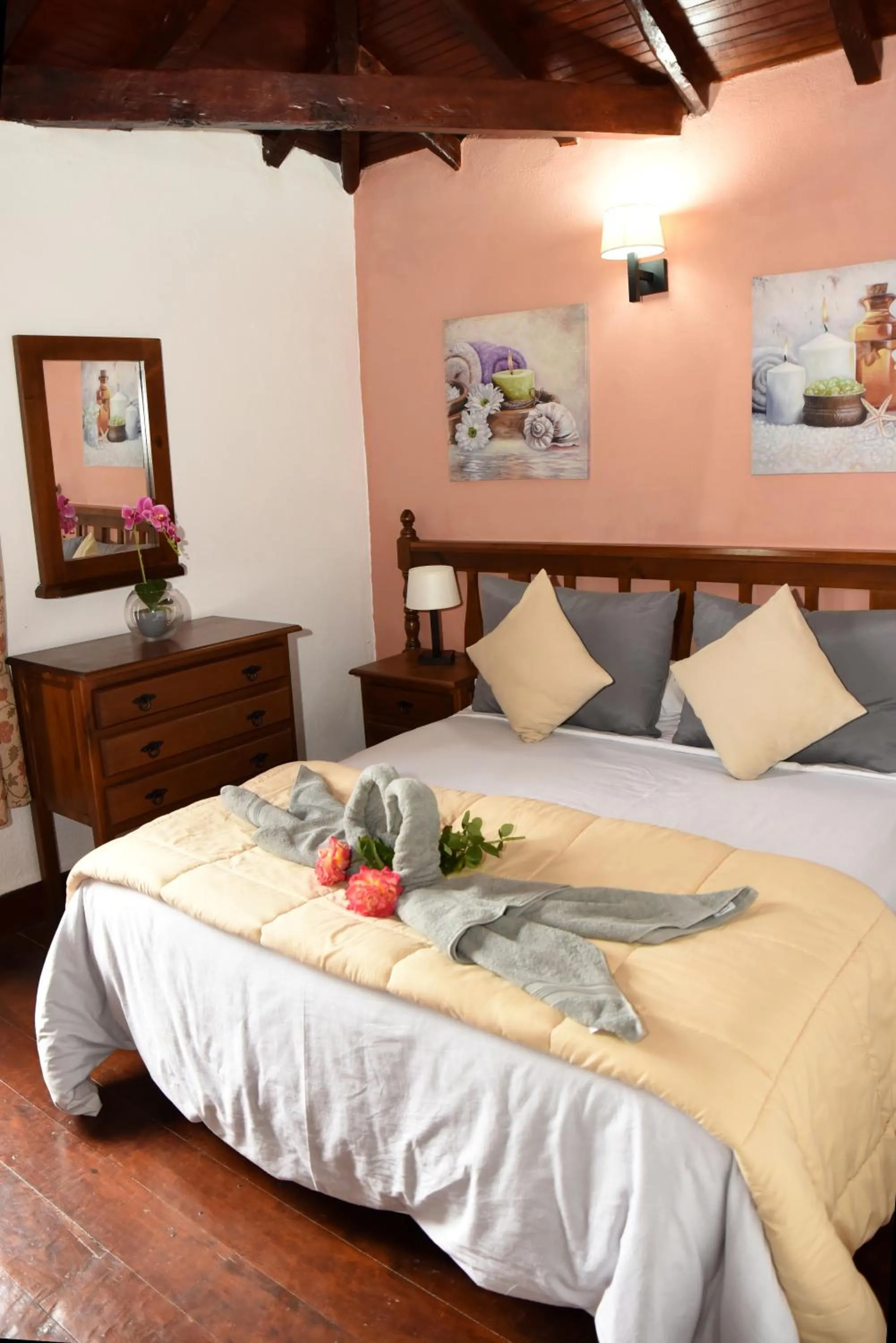 Bed in Hotel Rural Finca La Hacienda