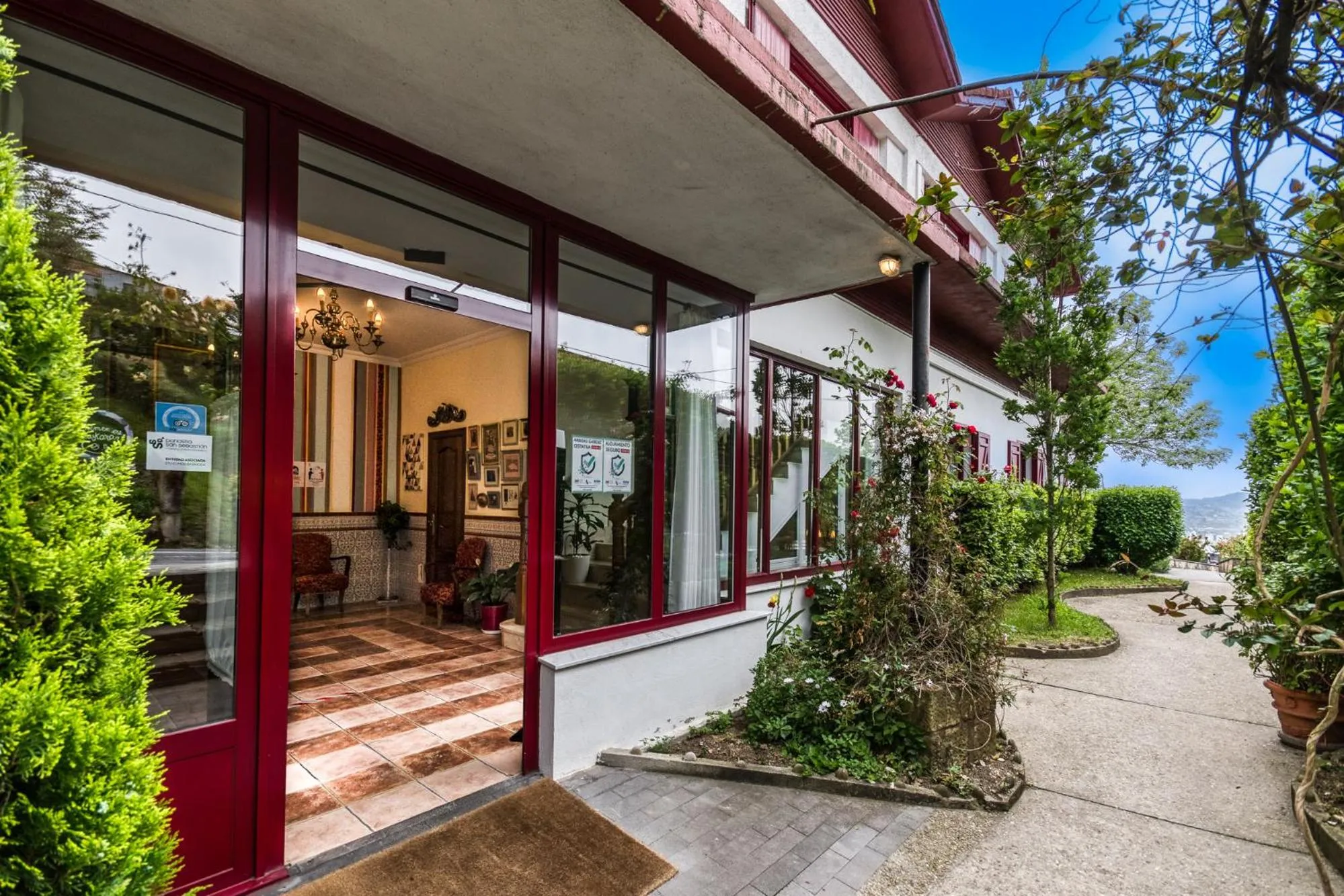 Facade/entrance in Hotel Leku Eder