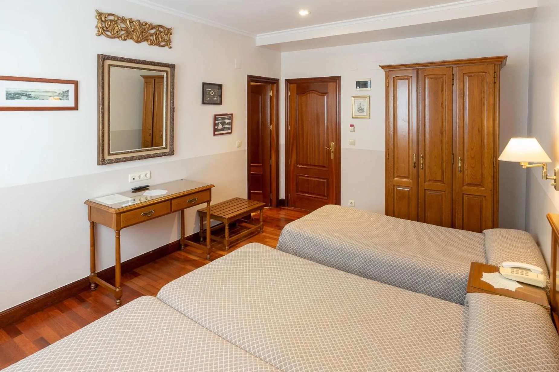 Bedroom, Bed in Hotel Leku Eder