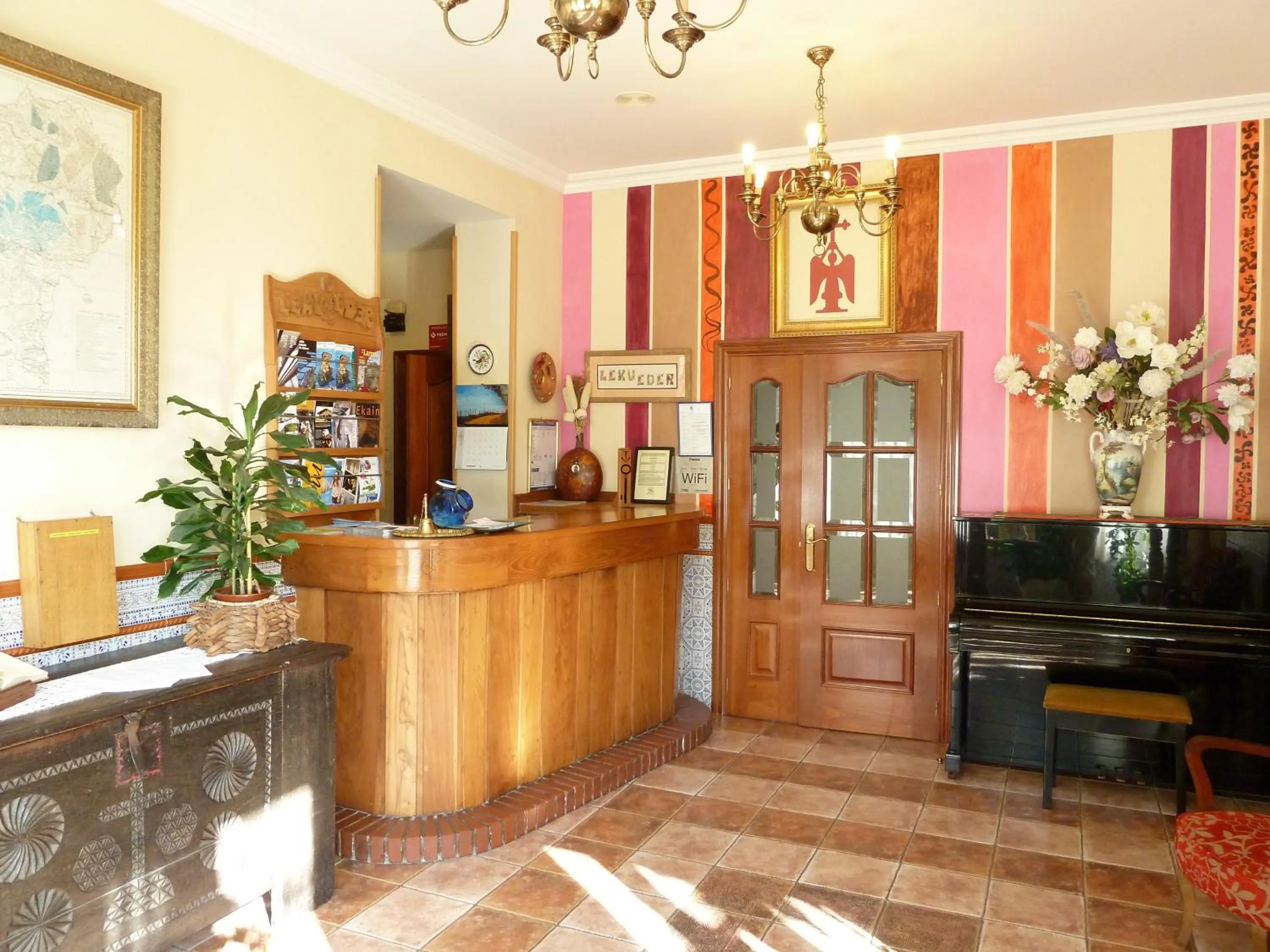 Lobby or reception in Hotel Leku Eder