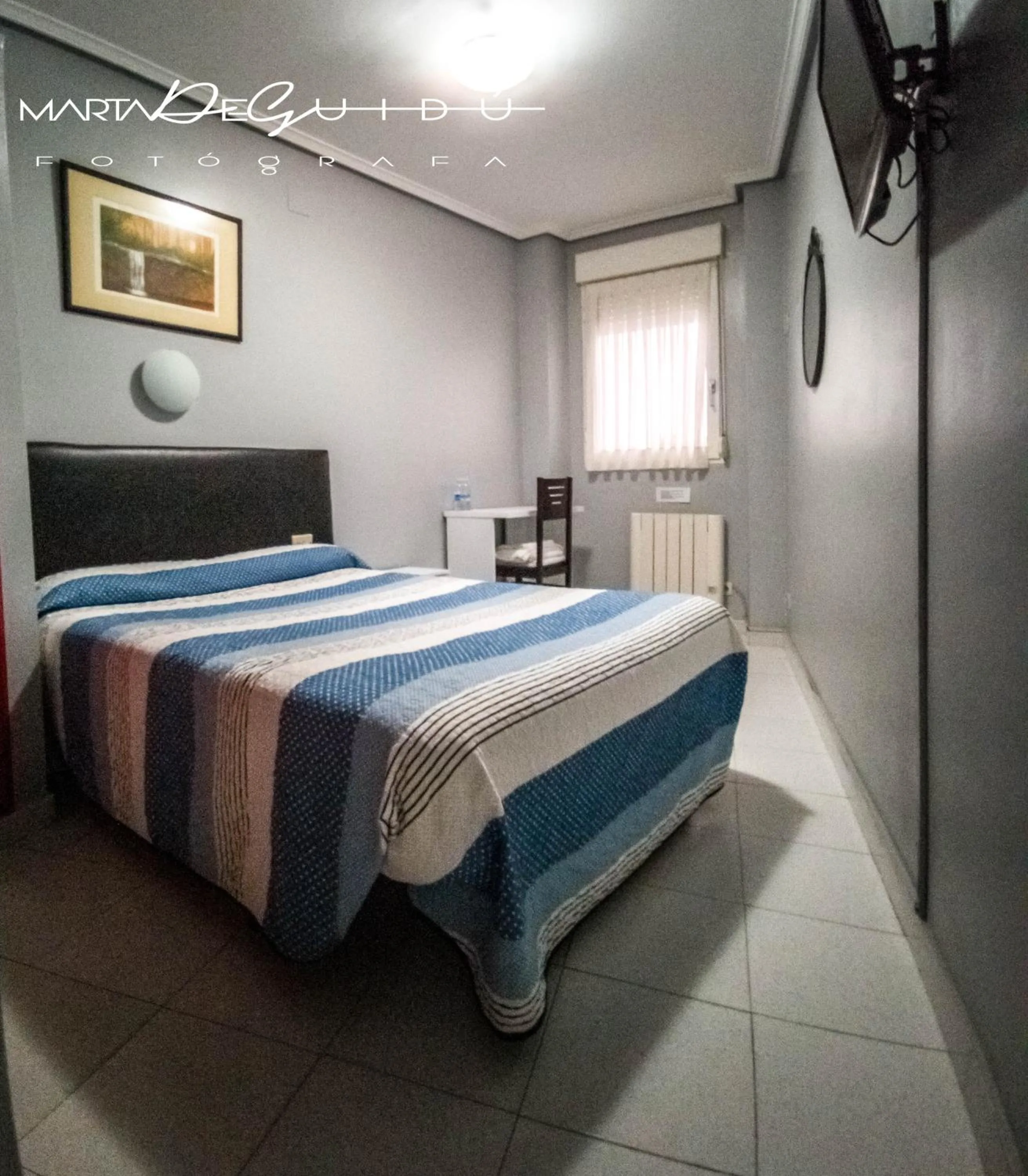 Bed in Pensión La Mar