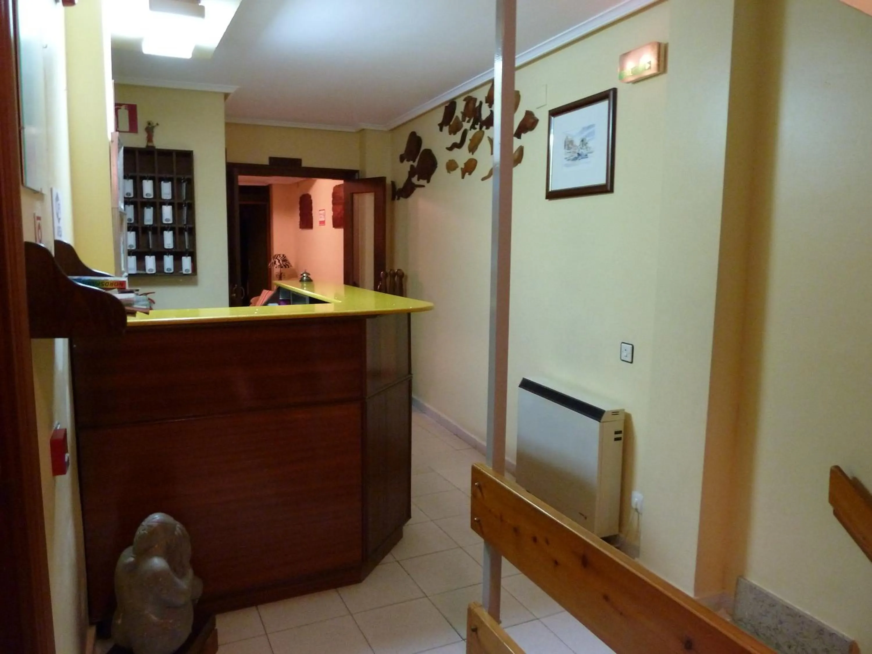Lobby or reception in Pensión La Mar