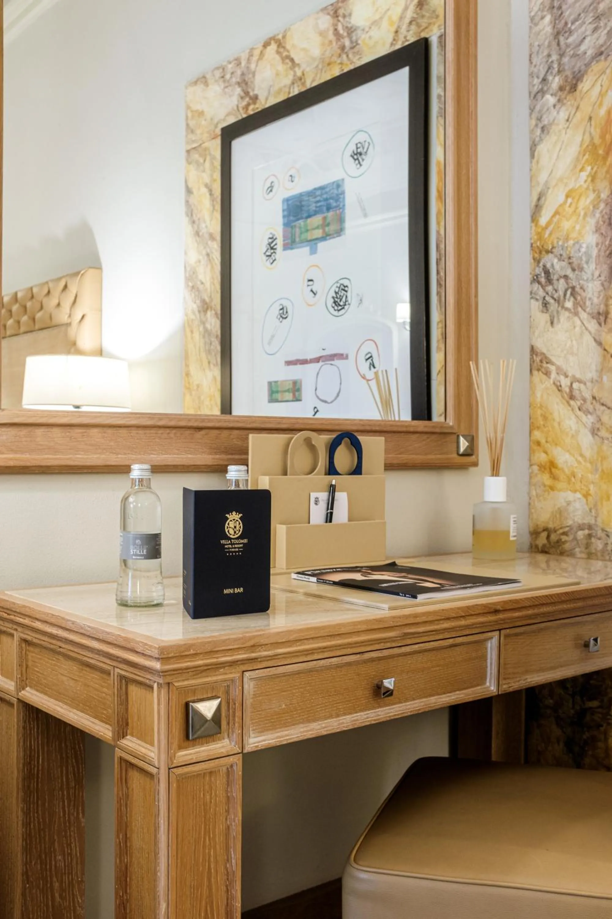 Seating area in Villa Tolomei Hotel & Resort