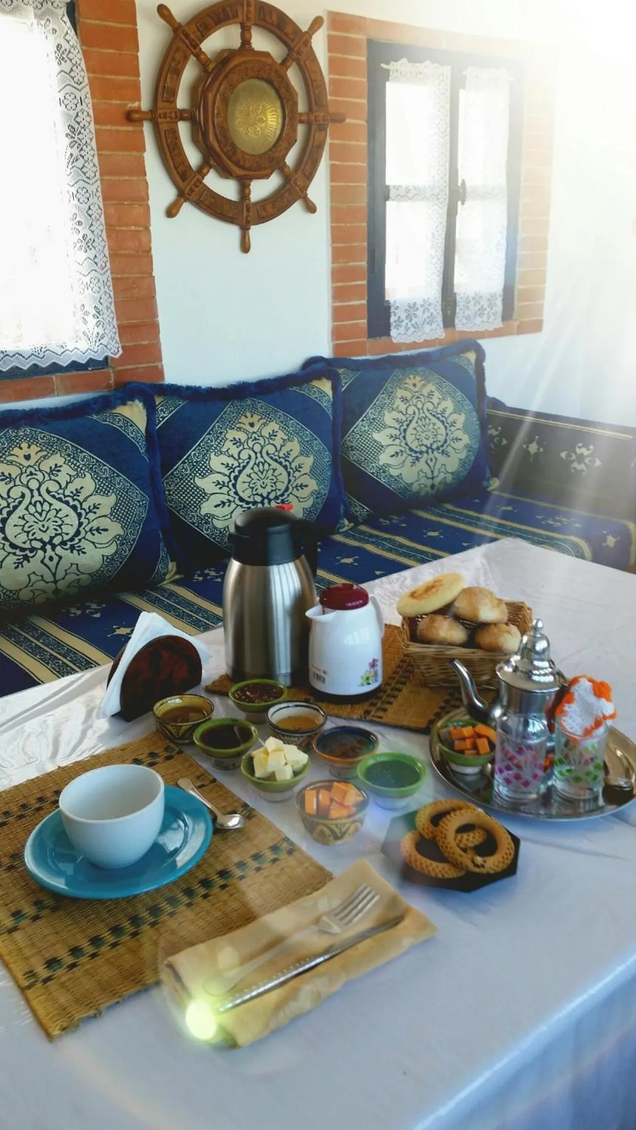 Breakfast in Riad Le Cheval Blanc