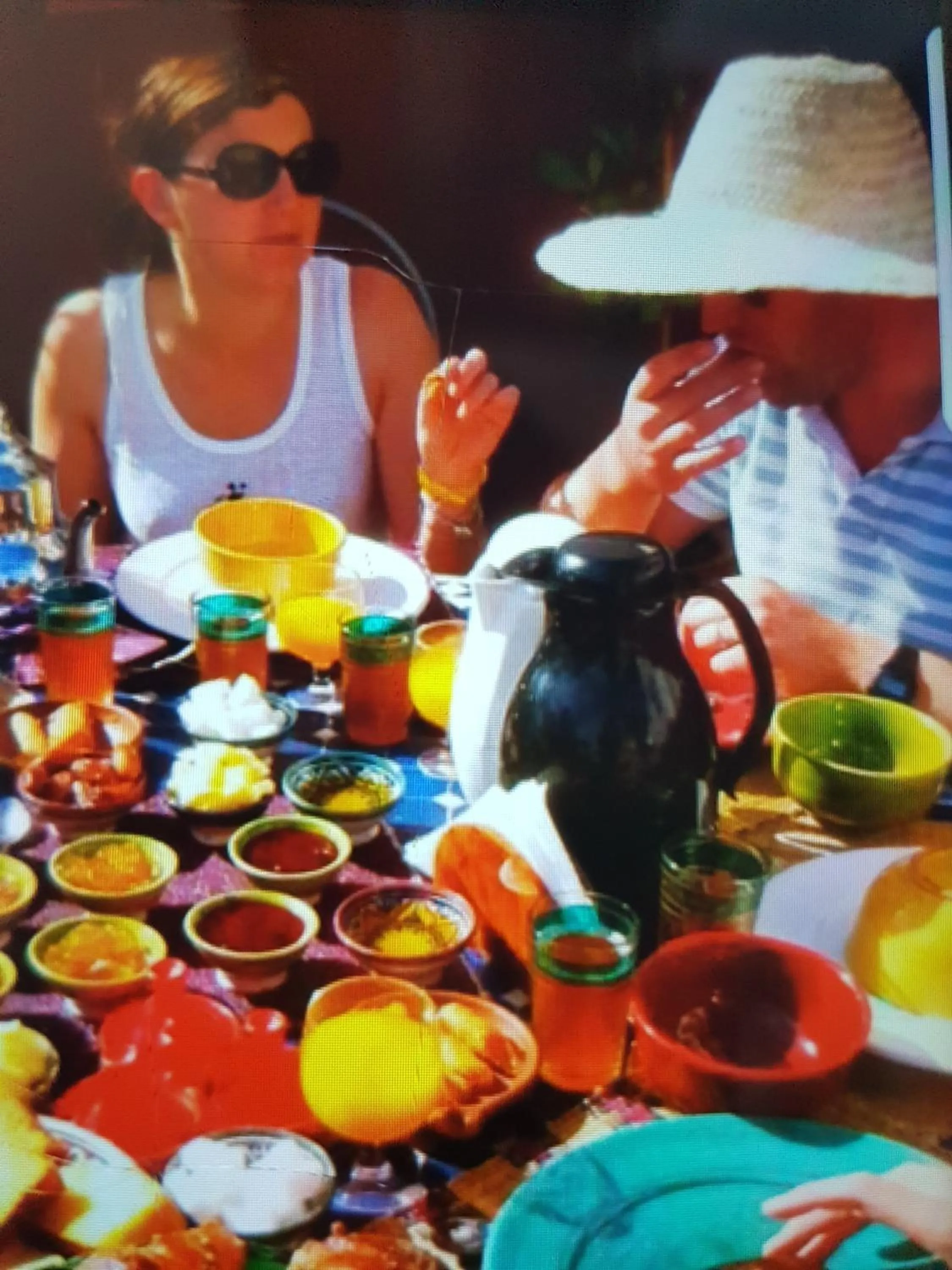 group of guests in Riad Le Cheval Blanc