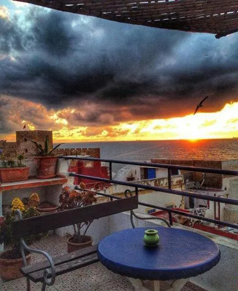 Balcony/Terrace in Riad Le Cheval Blanc
