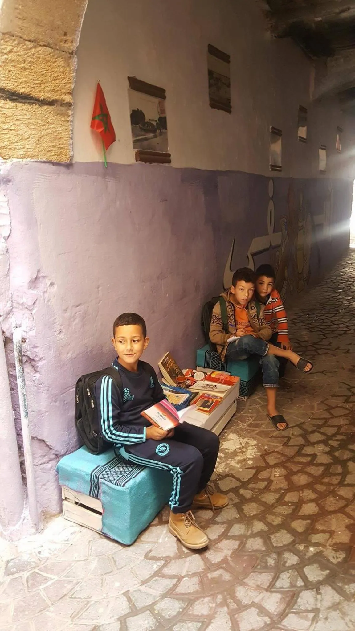 children in Riad Le Cheval Blanc