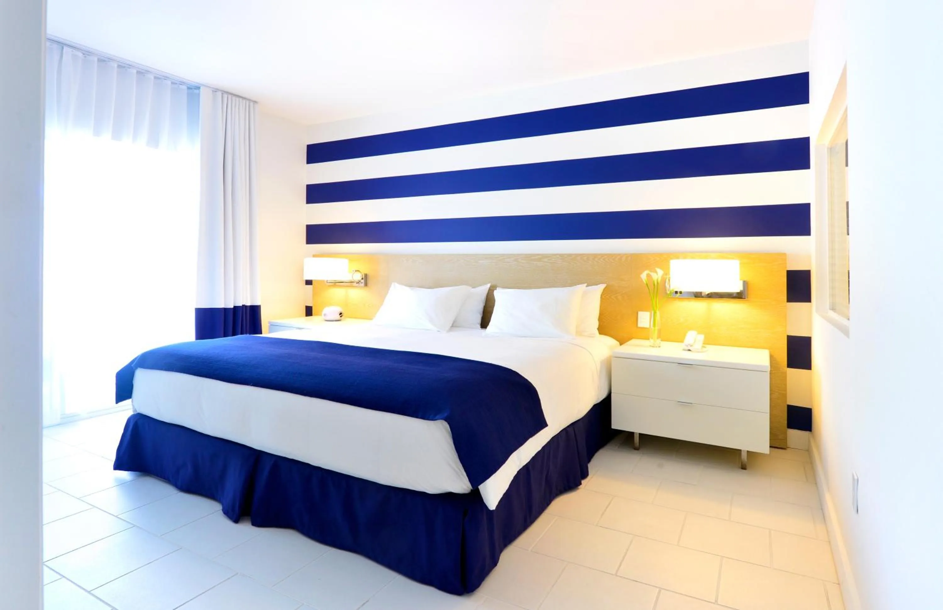 Bed in Pestana South Beach Hotel