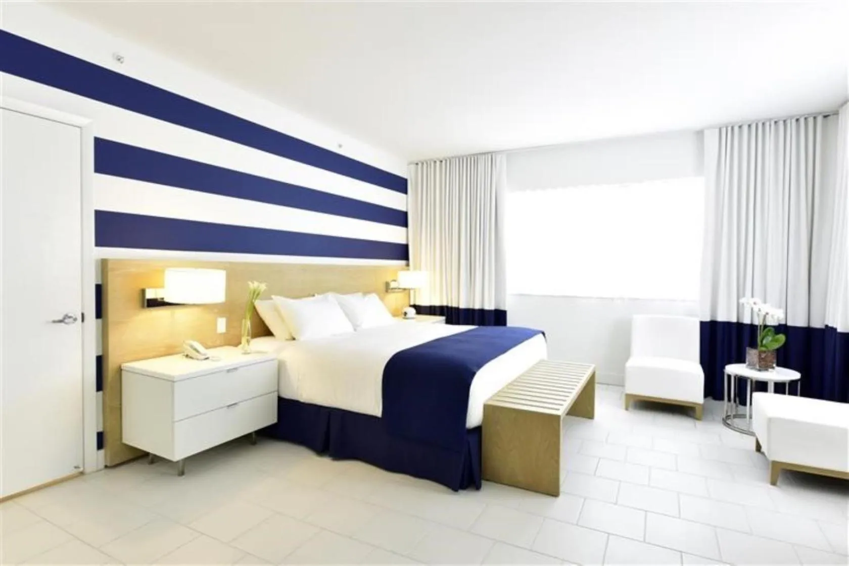 Bed in Pestana South Beach Hotel