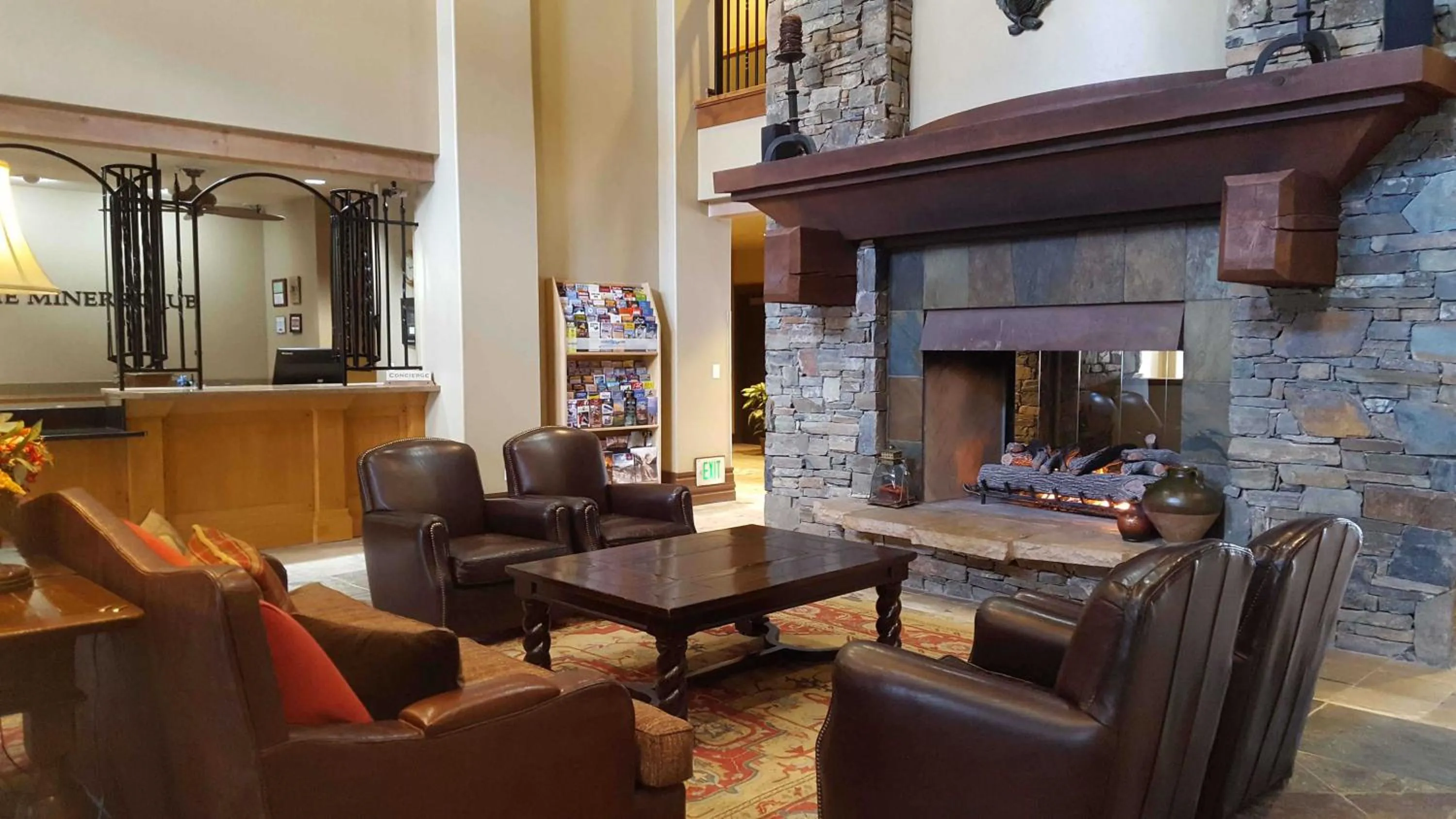Lobby or reception in Raintree's The Miners Club Park City