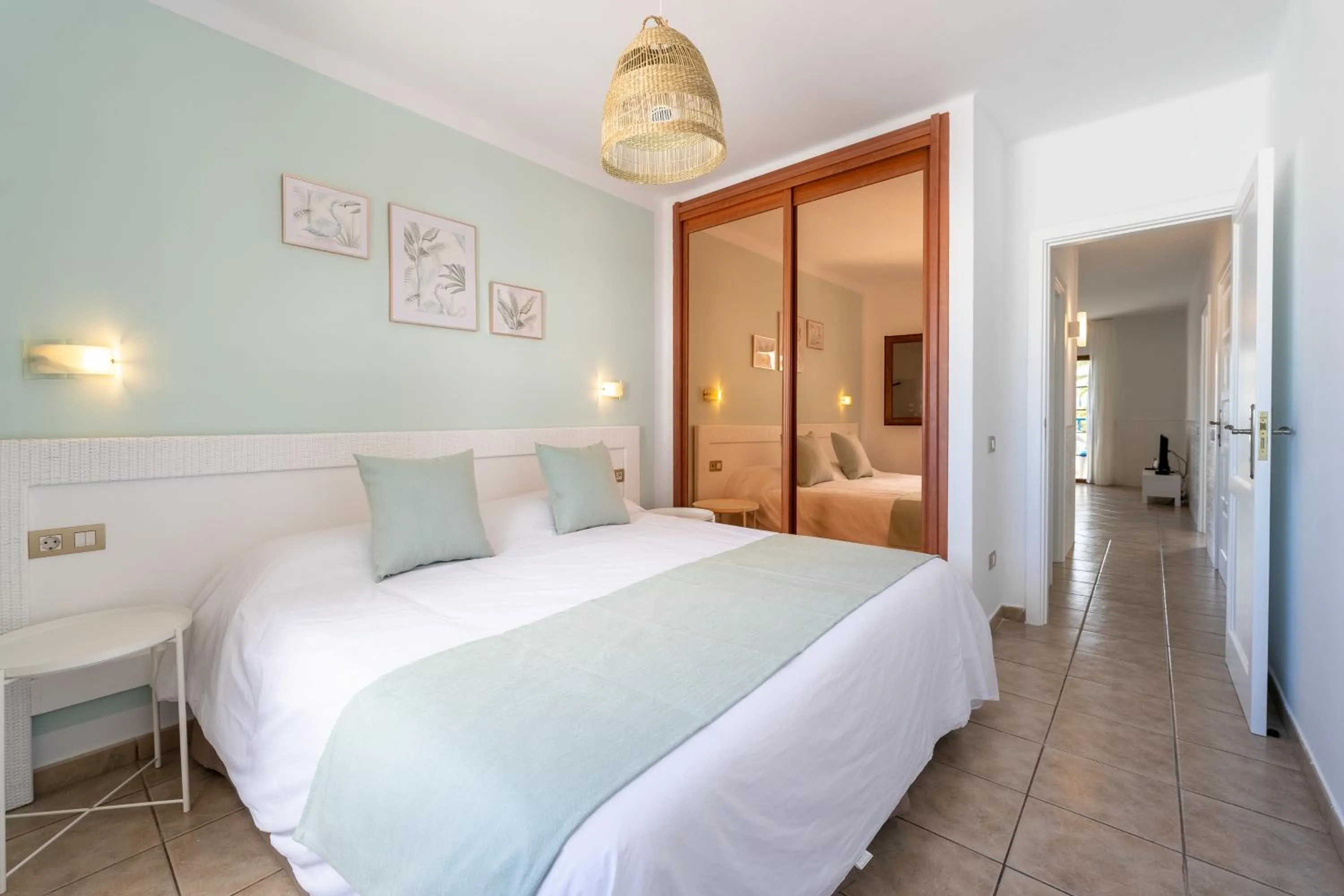 Bed in Apartamentos Isla de Lobos - Adults Only