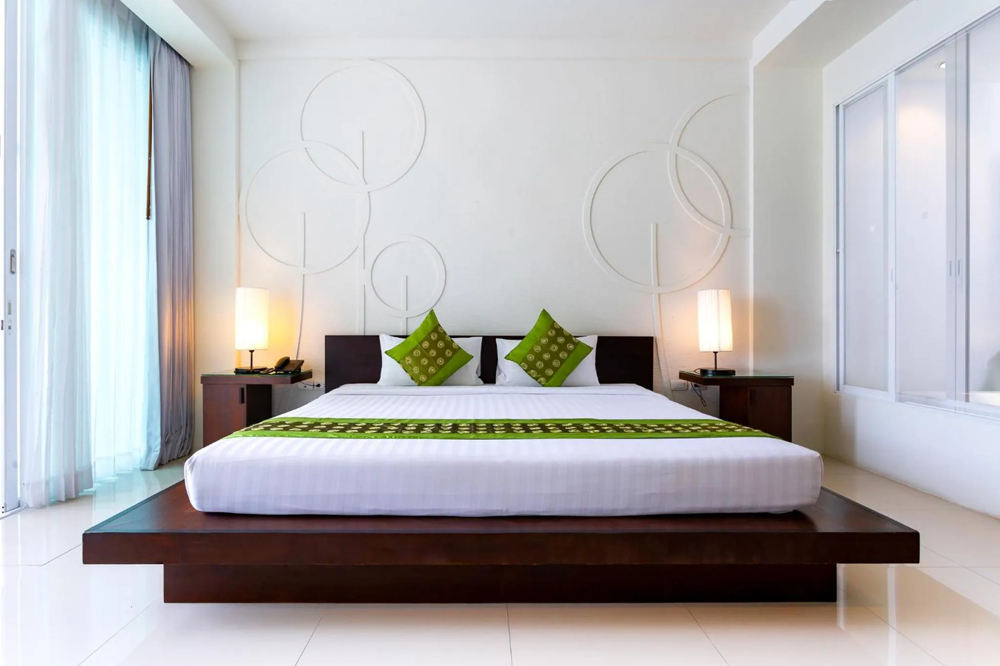 Bed in The Palmery Resort