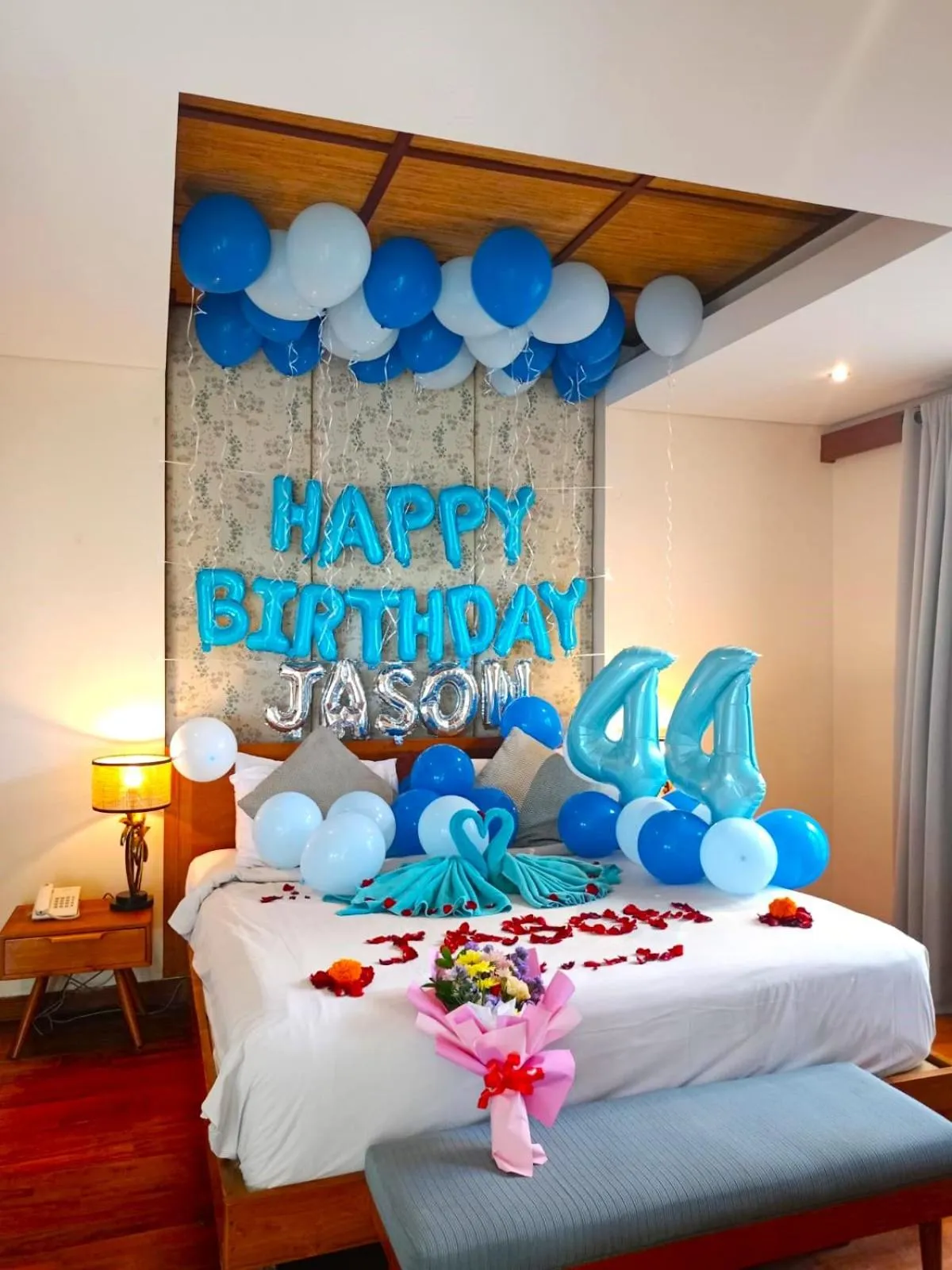 Bed in Beautiful Bali Villas