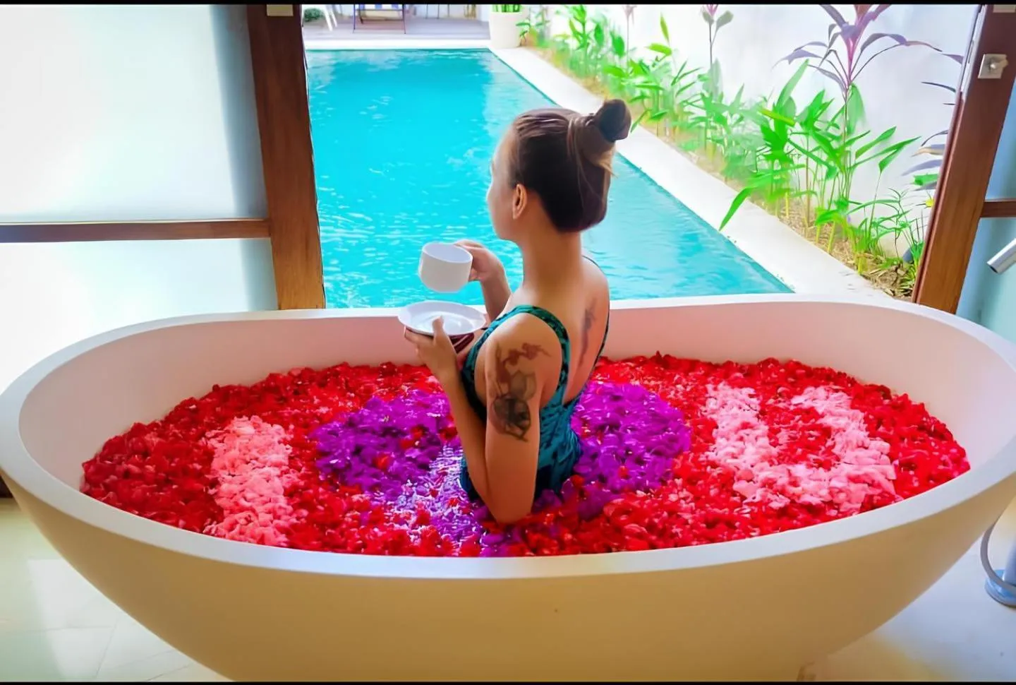 Swimming pool in Beautiful Bali Villas