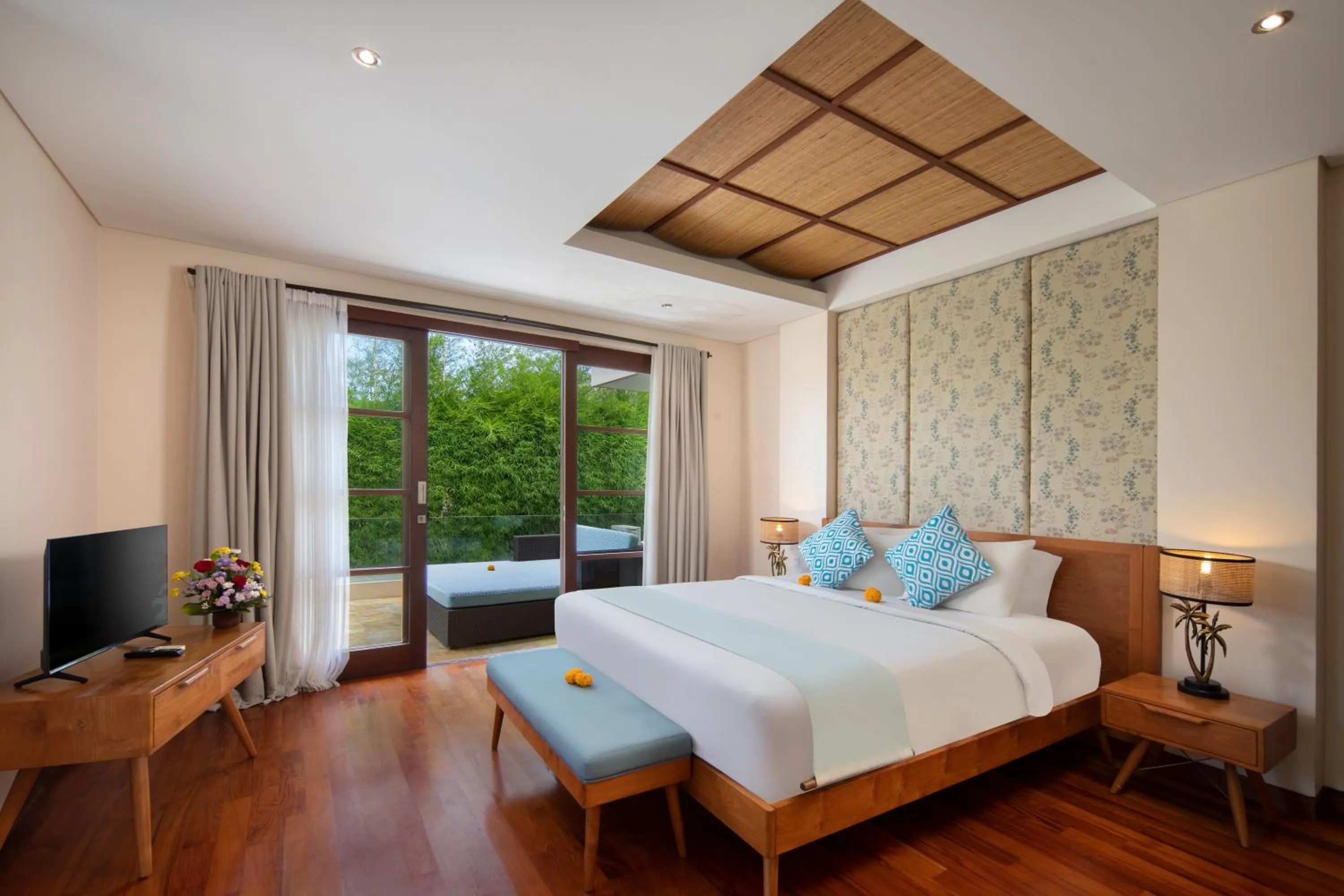 Bedroom, Bed in Beautiful Bali Villas