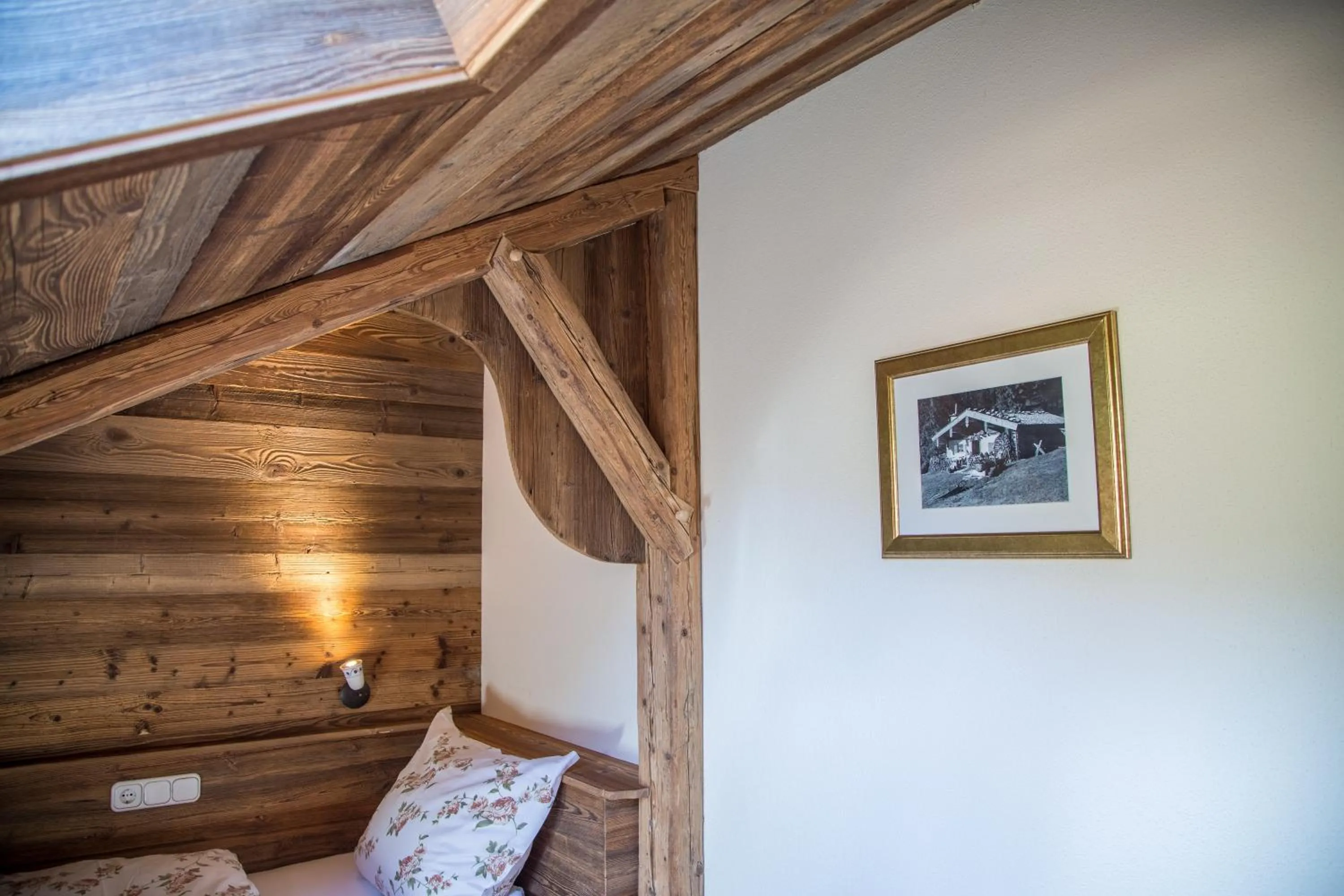 Bed in Chalets & Apartments Beim Waicher zwischen Salzburg und Chiemsee