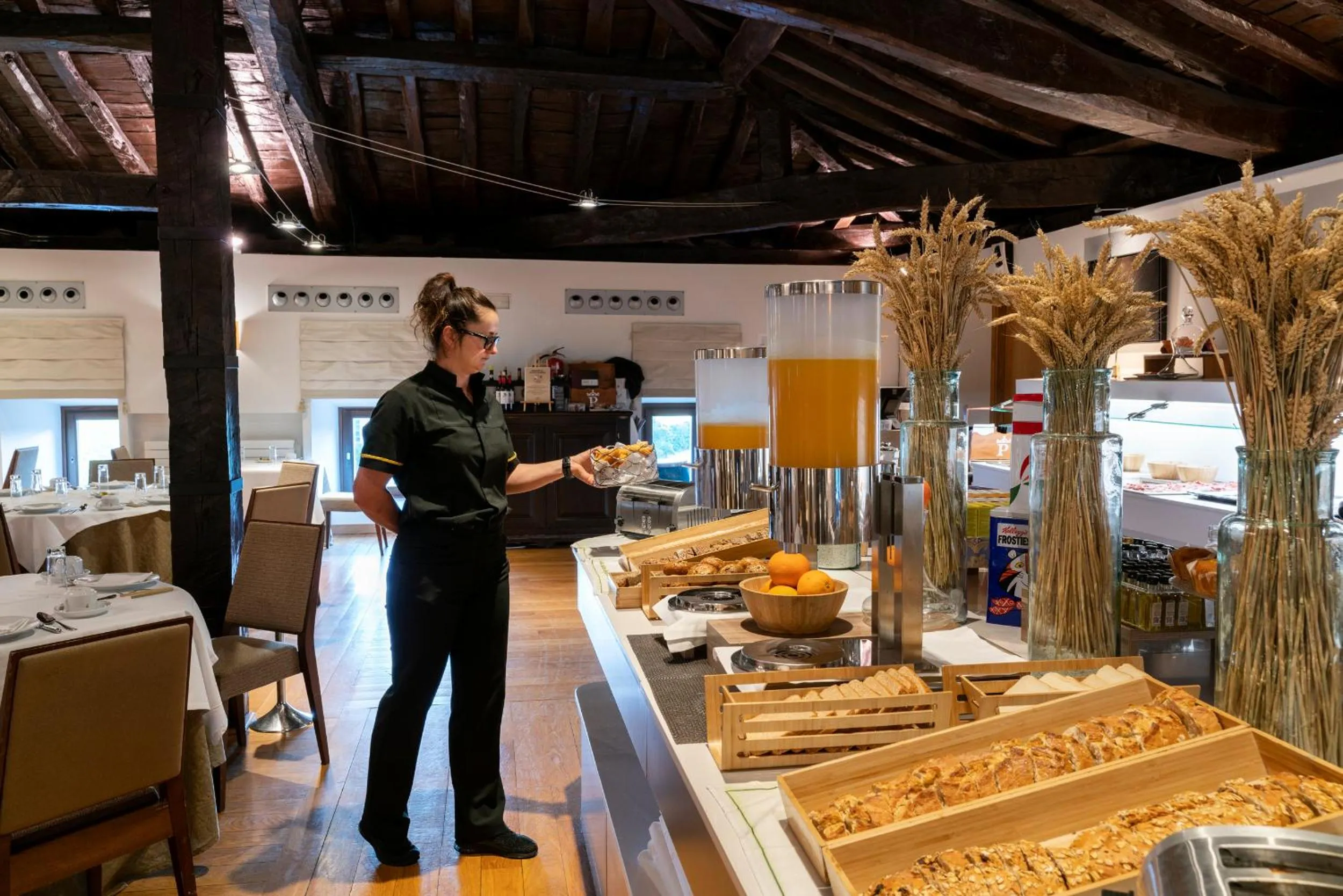 Breakfast in Parador de Argómaniz