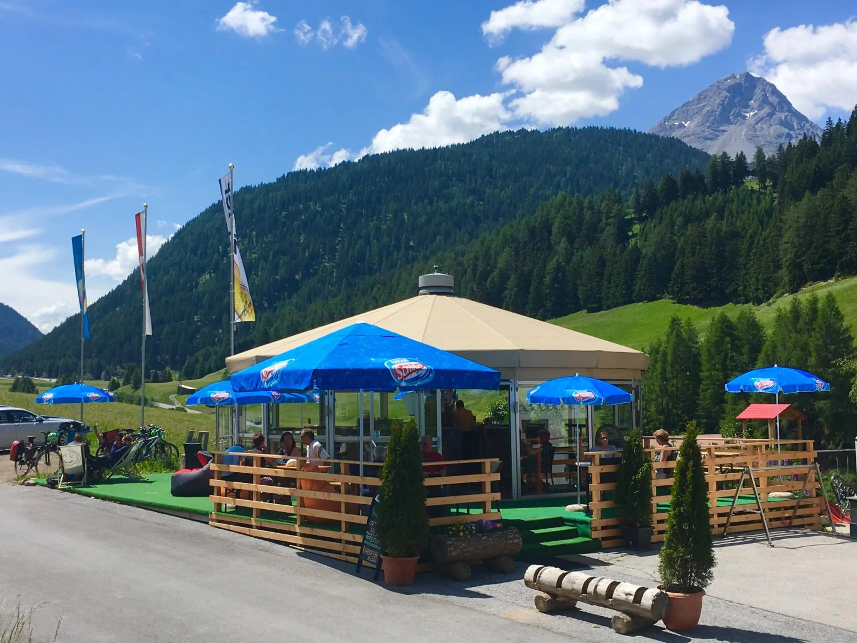 Balcony/Terrace in Gasthof Martha