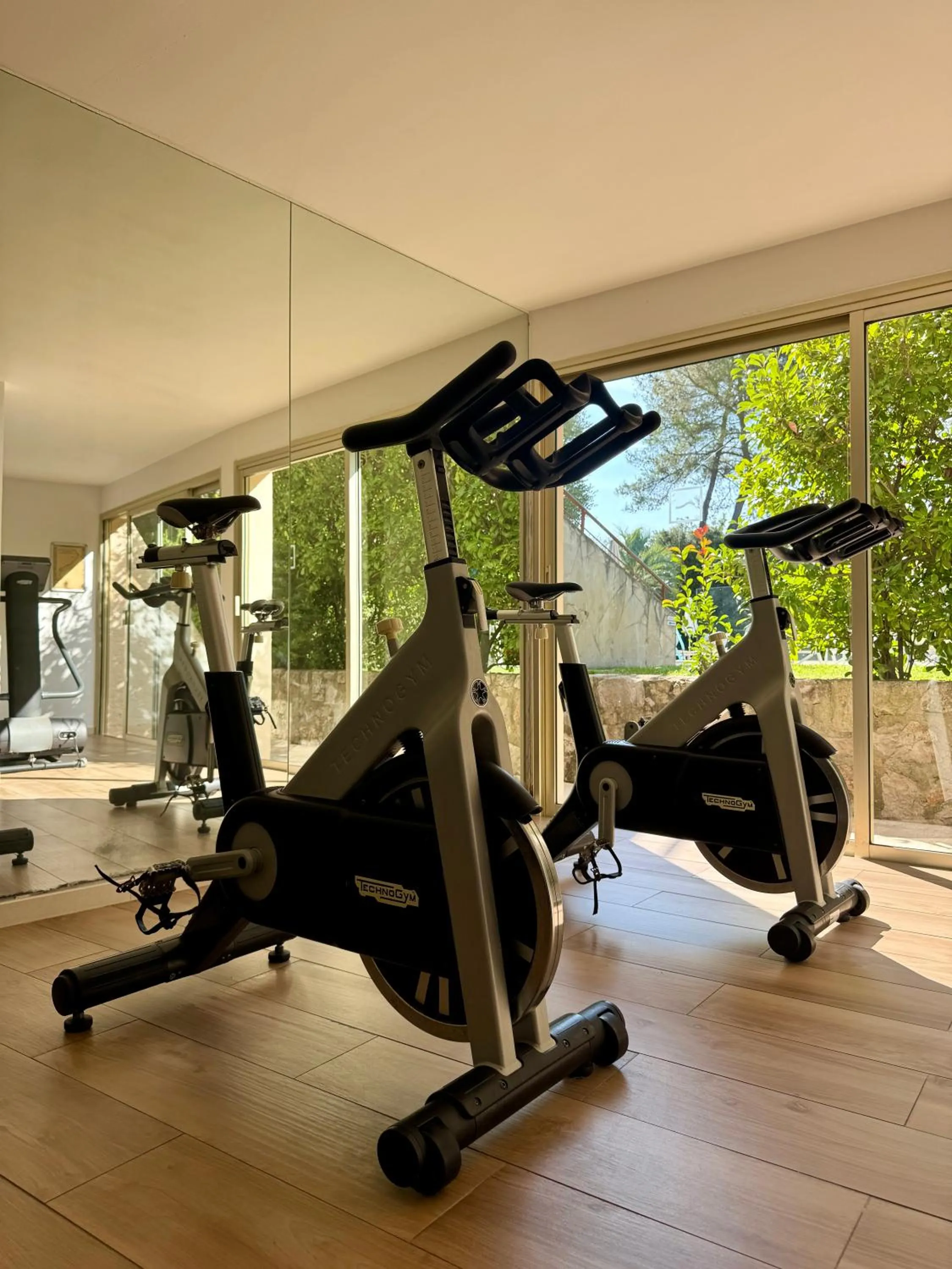 Fitness centre/facilities in Hotel Restaurant La Vague de Saint Paul